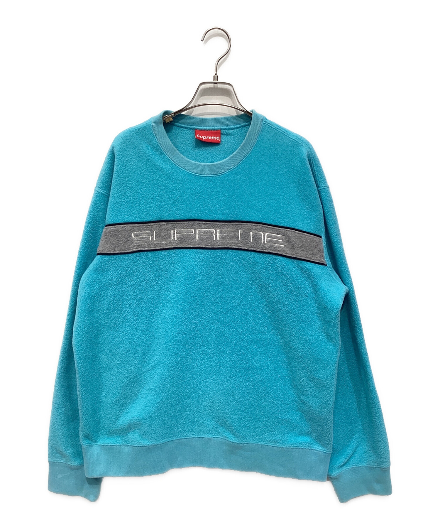 中古・古着通販】SUPREME (シュプリーム) フリースプルオーバー ブルー