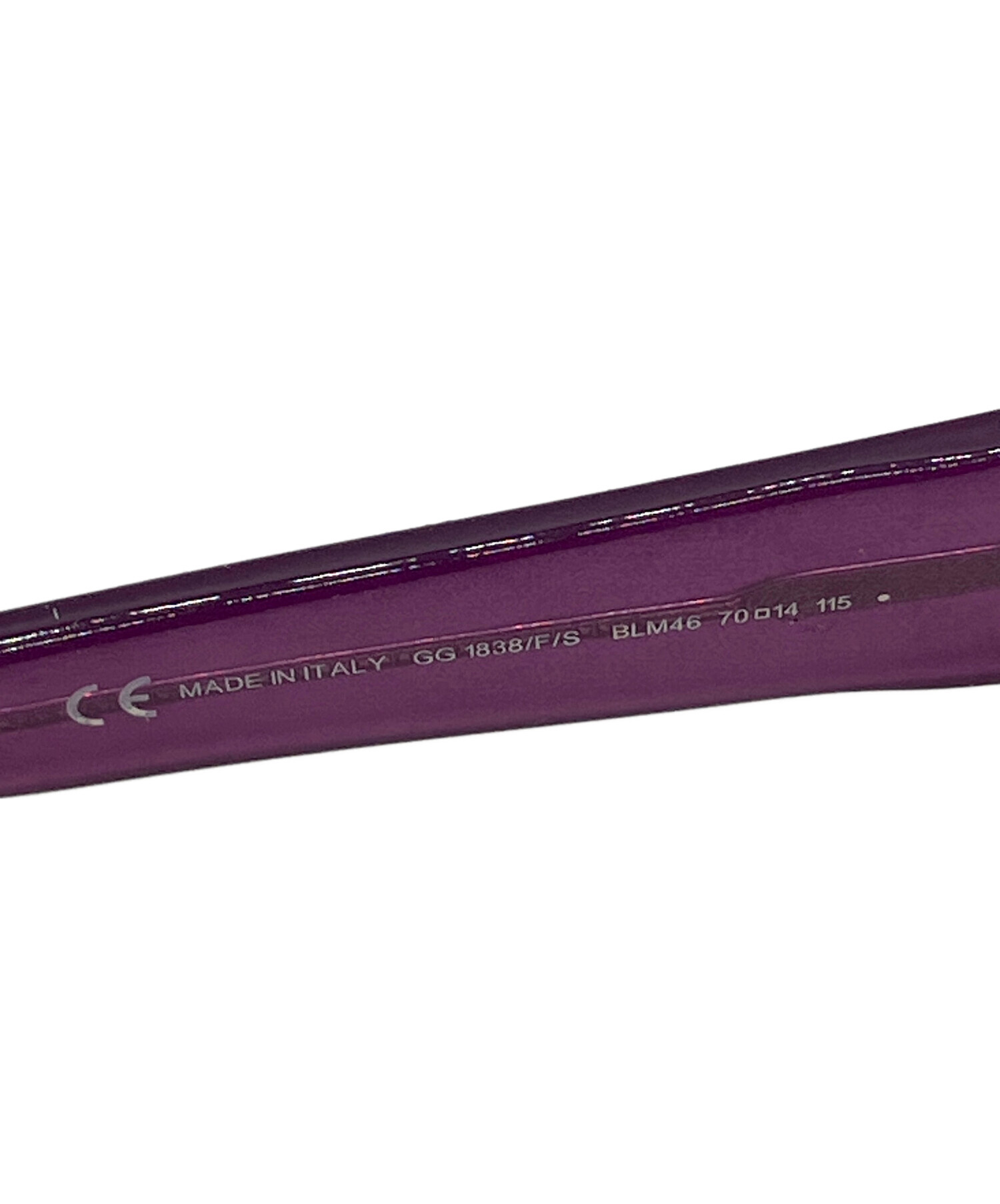 中古・古着通販】GUCCI (グッチ) サングラス パープル×ブラック