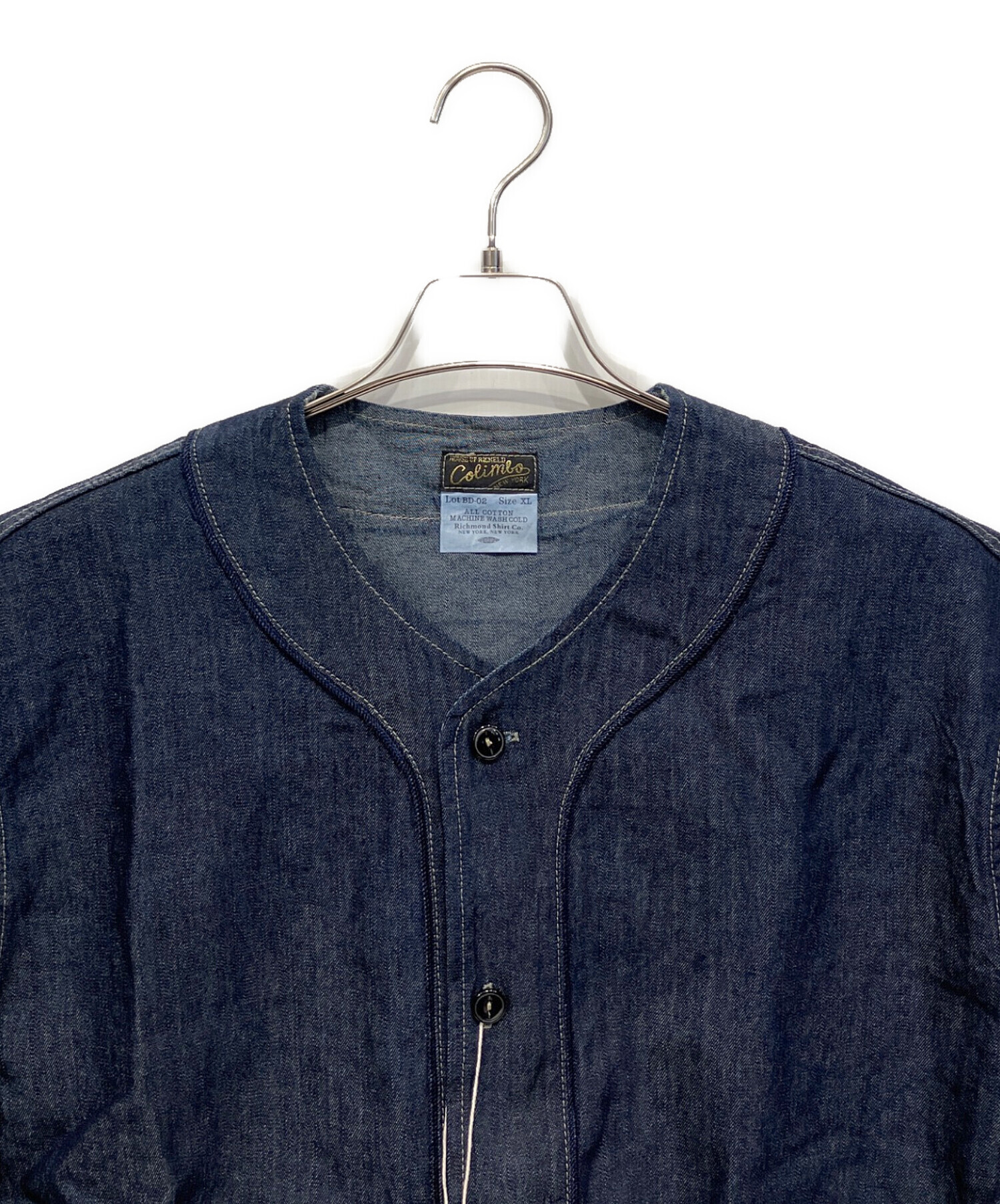中古・古着通販】COLIMBO (コリンボ) 半袖シャツ インディゴ サイズ:XL 