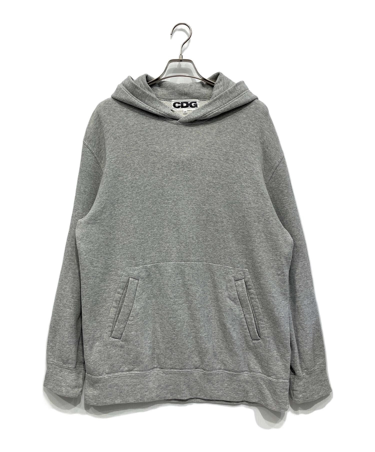 中古・古着通販】CDG (シーディージー) プルオーバーパーカー グレー