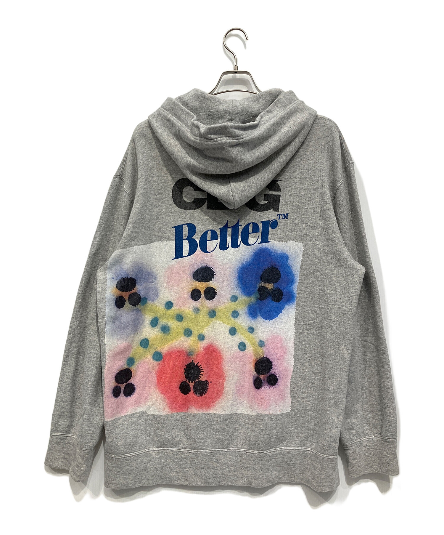 中古・古着通販】CDG (シーディージー) プルオーバーパーカー グレー