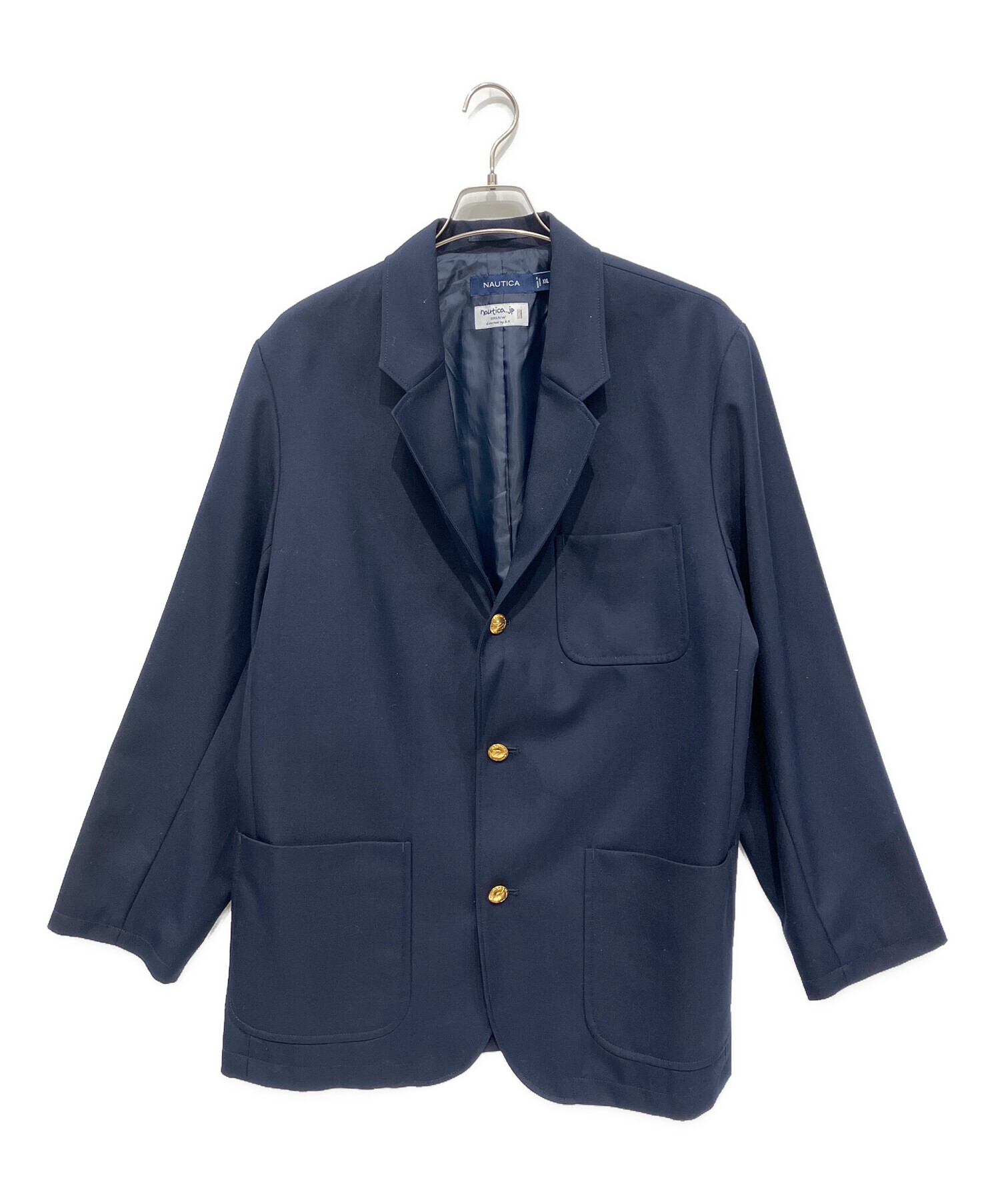 中古・古着通販】NAUTICA (ノーティカ) テーラードジャケット ネイビー