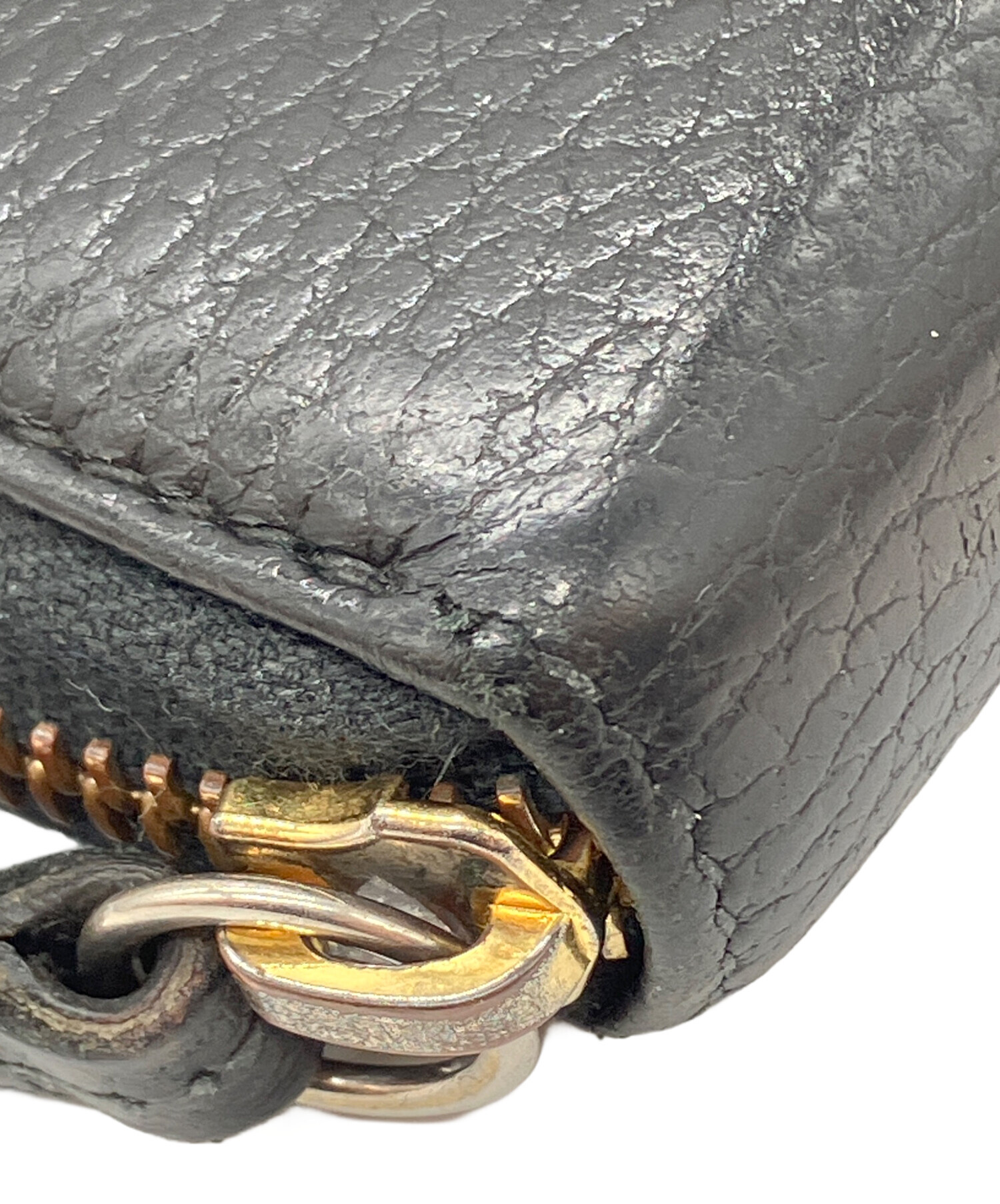 中古・古着通販】GUCCI (グッチ) ラウンドファスナー財布 ブラック