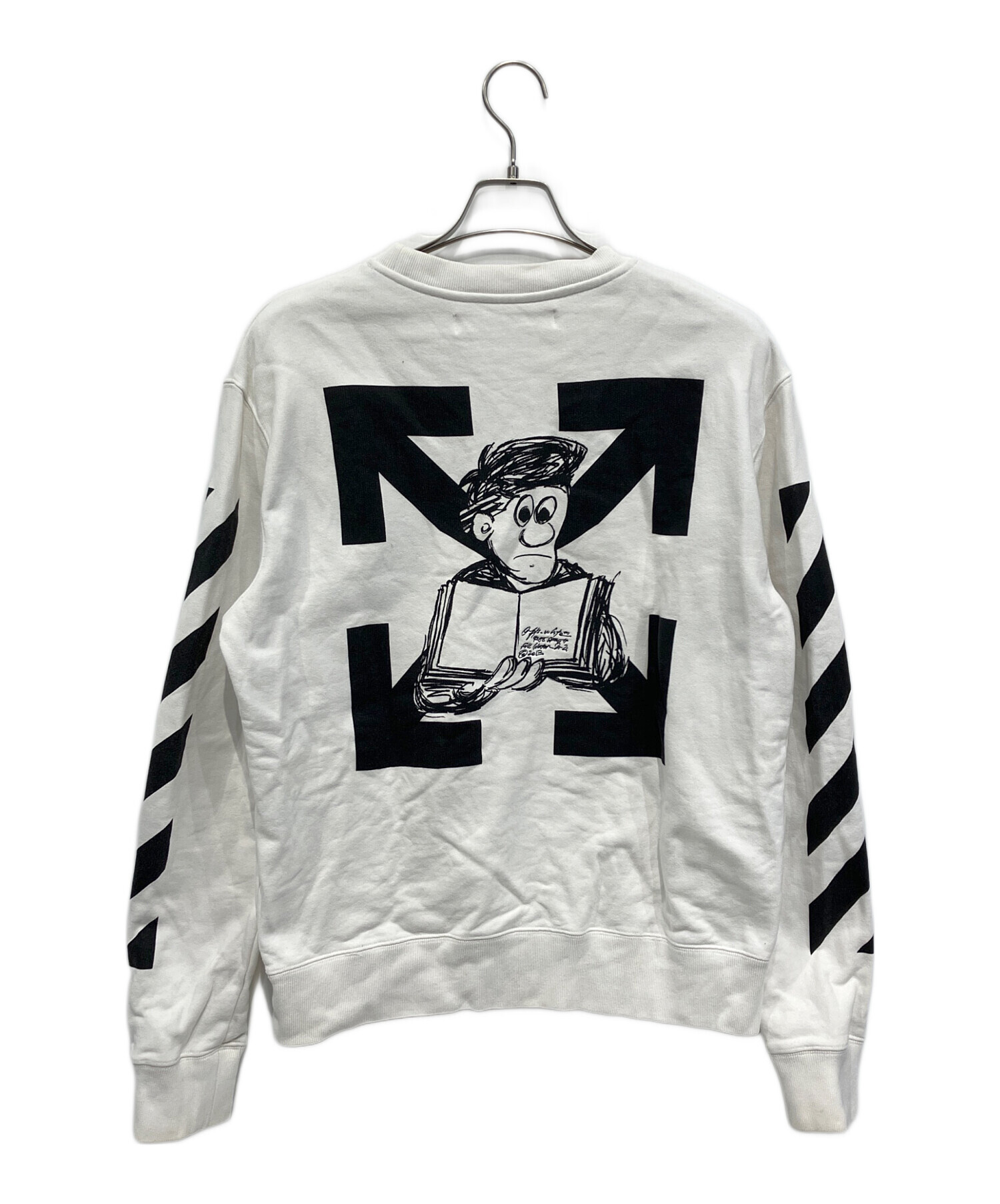 中古・古着通販】OFFWHITE (オフホワイト) プリントスウェット