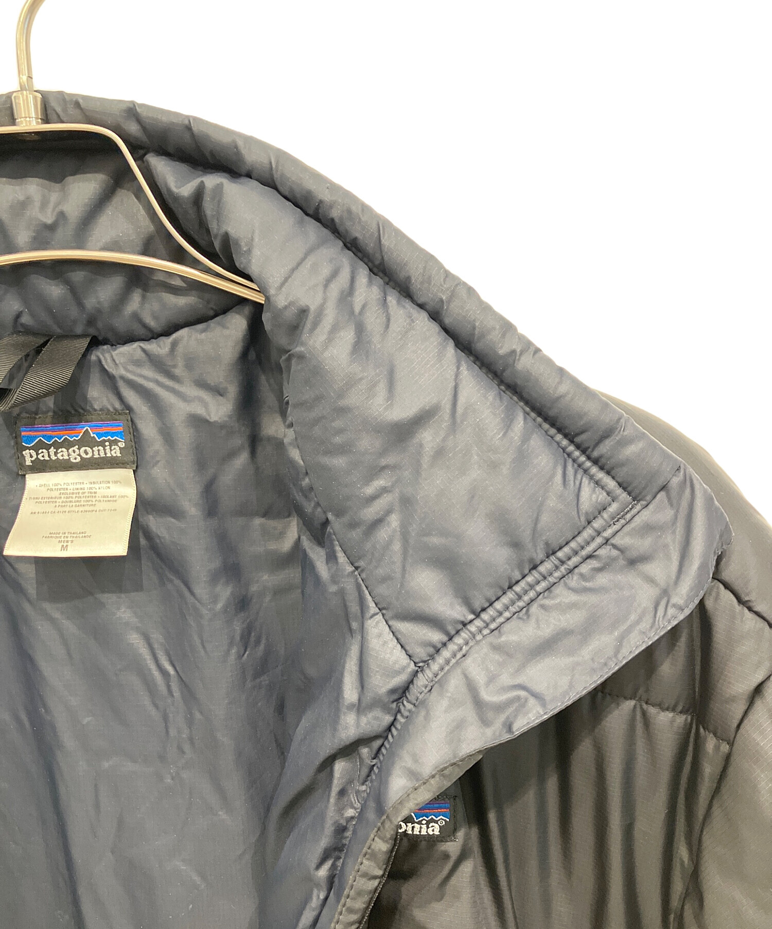 Patagonia パフジャケット 中古・古着通販】Patagonia (パタゴニア) パフジャケット ブラック