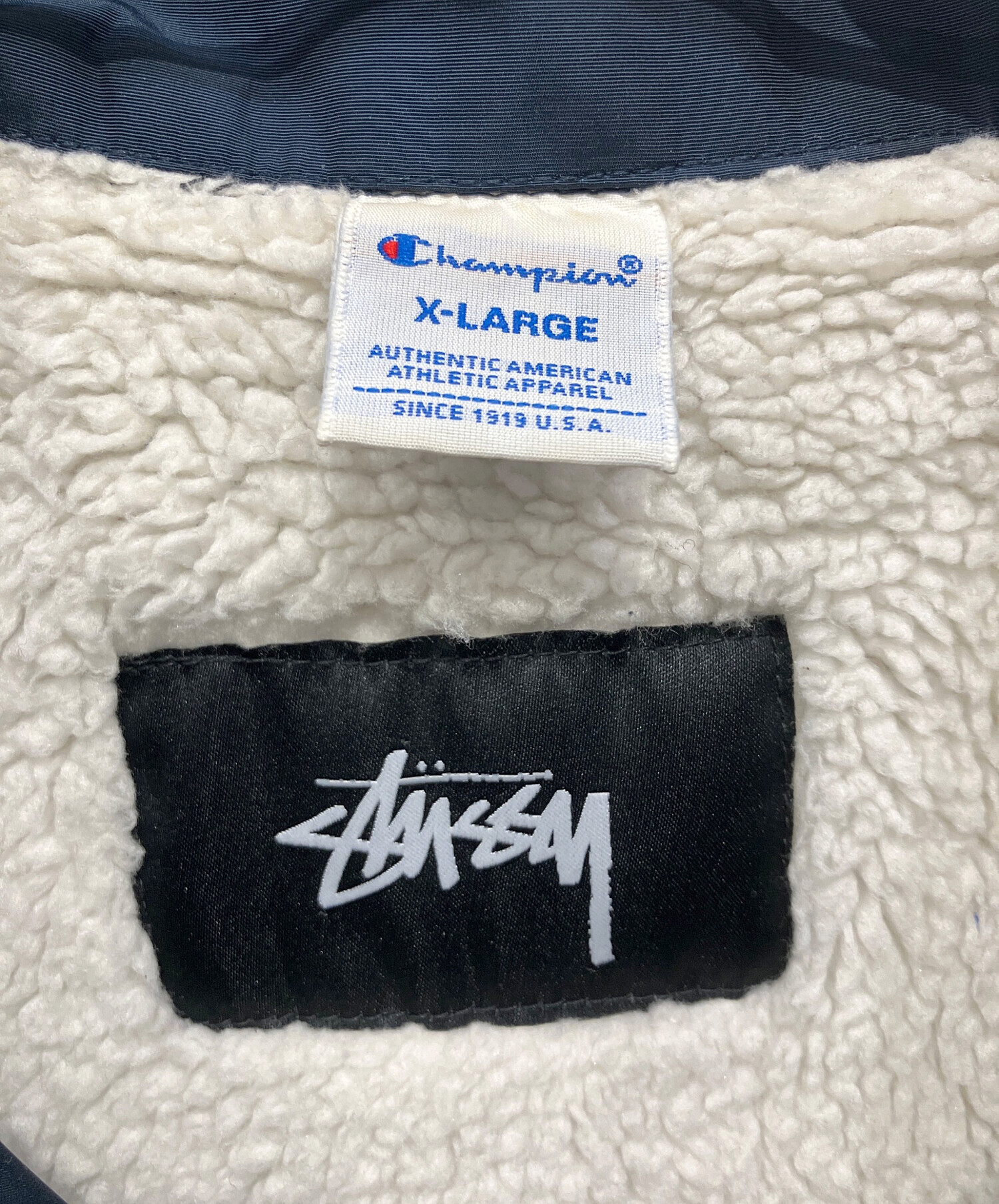 中古・古着通販】stussy (ステューシー) Champion (チャンピオン) 裏