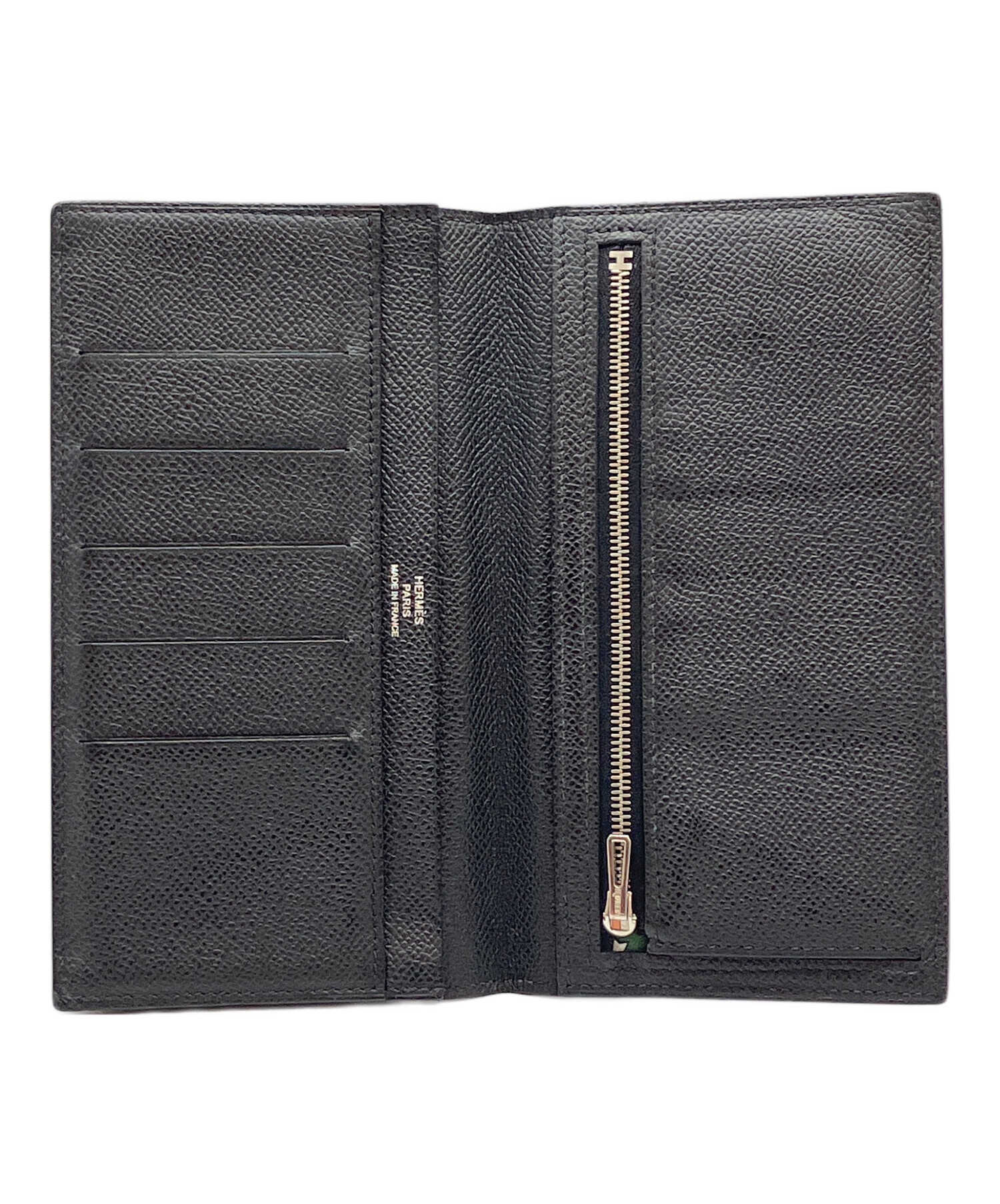 中古・古着通販】HERMES (エルメス) 長財布 ブラック｜ブランド・古着