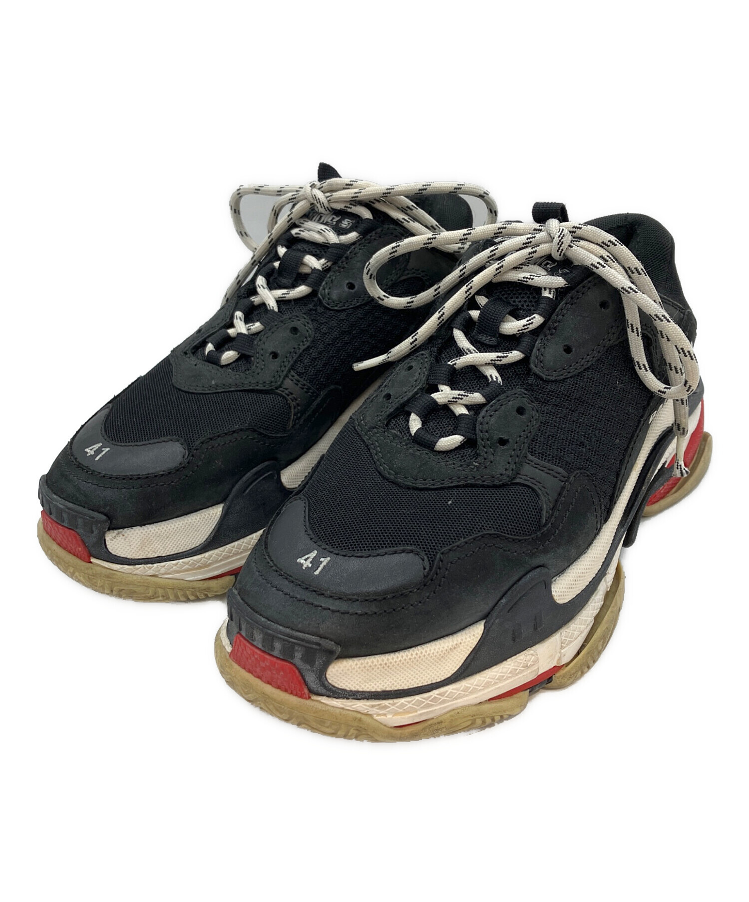 中古・古着通販】BALENCIAGA (バレンシアガ) トリプルS ブラック