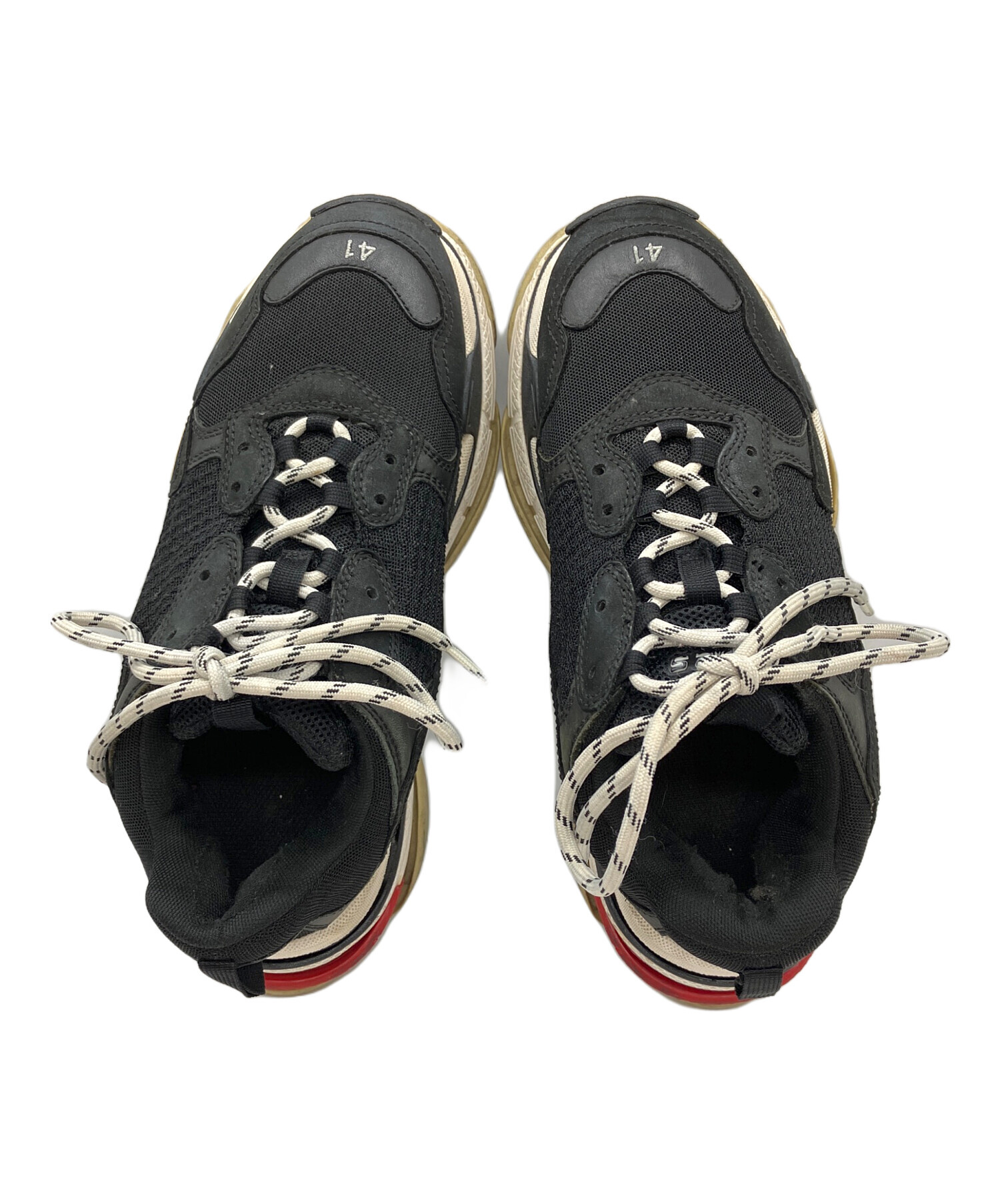中古・古着通販】BALENCIAGA (バレンシアガ) トリプルS ブラック