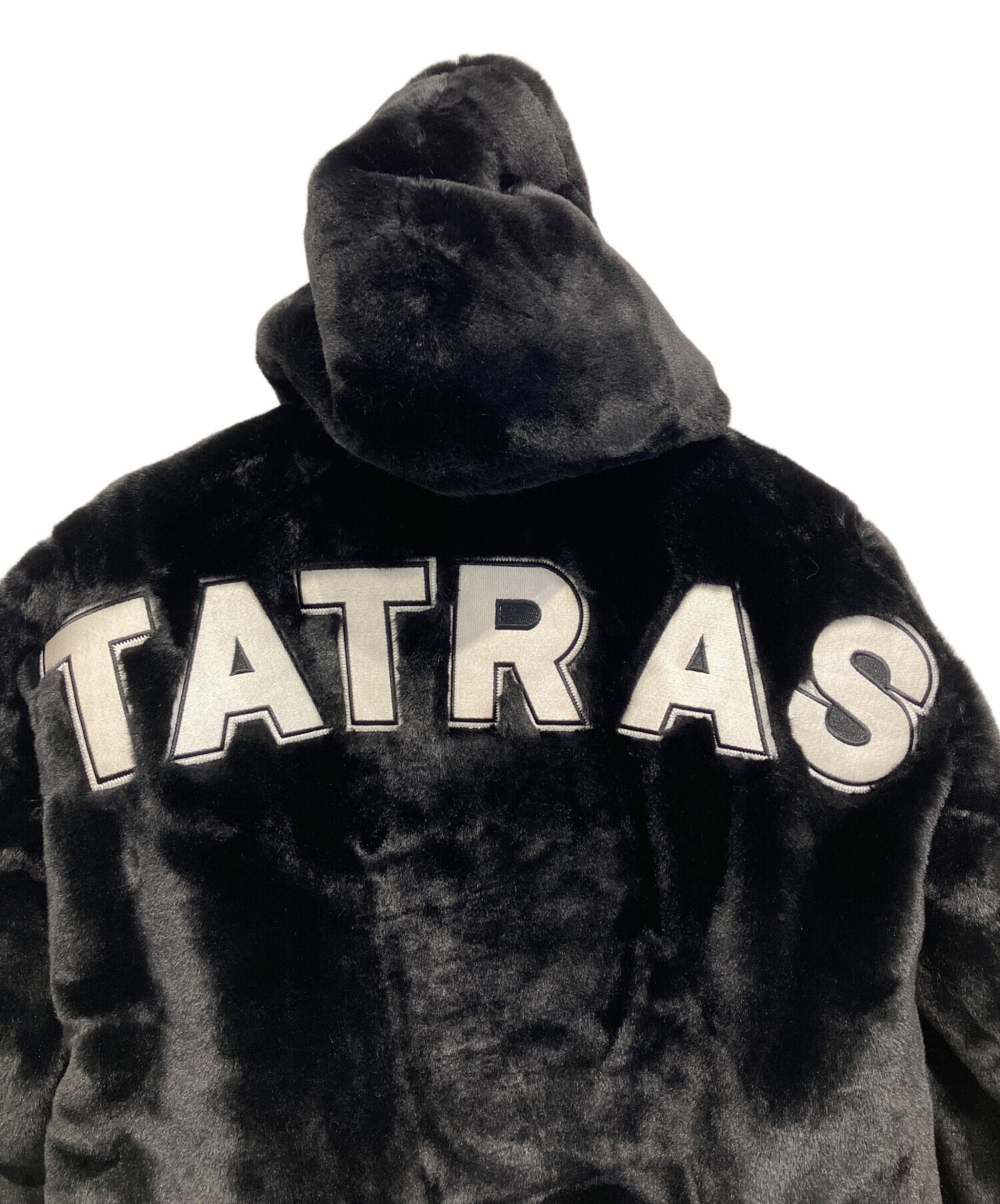 中古・古着通販】TATRAS (タトラス) バックロゴボアブルゾン ブラック 