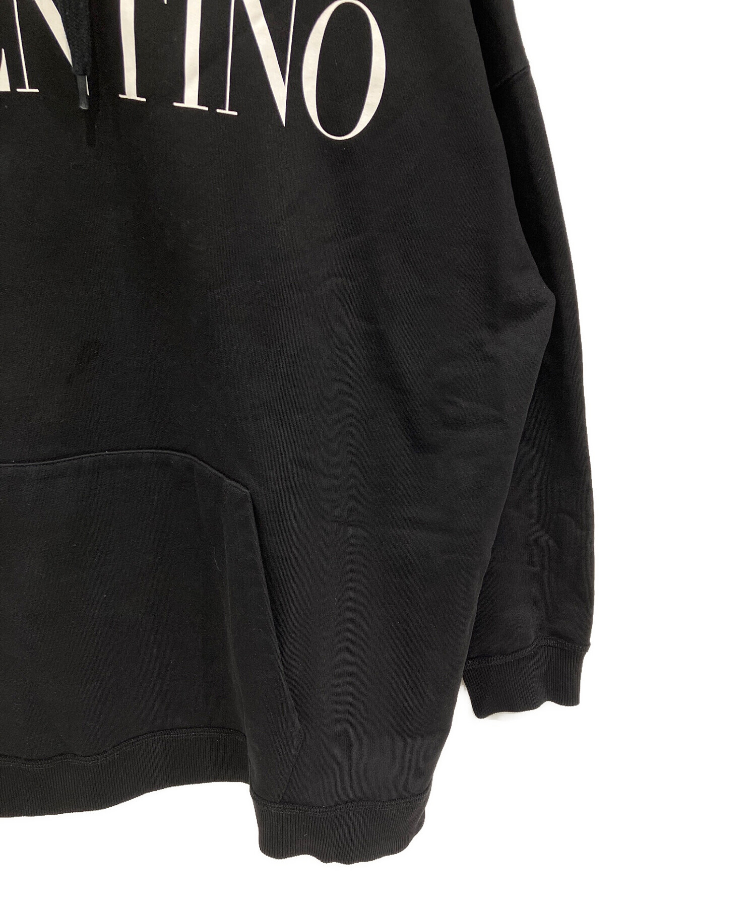 VALENTINO ブラック パーカー サイズS Valentino Garavani シェ プリントパーカー | ブラック | FARFETCH JP