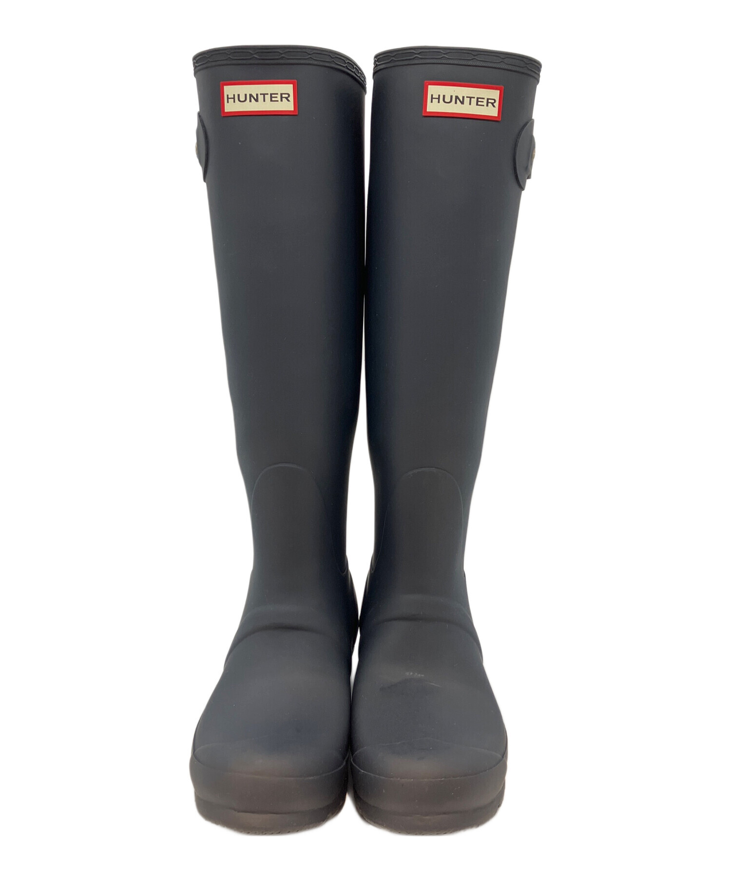 Hunter グレー　レインブーツ 中古・古着通販】HUNTER (ハンター) レインブーツ グレー サイズ:24.5