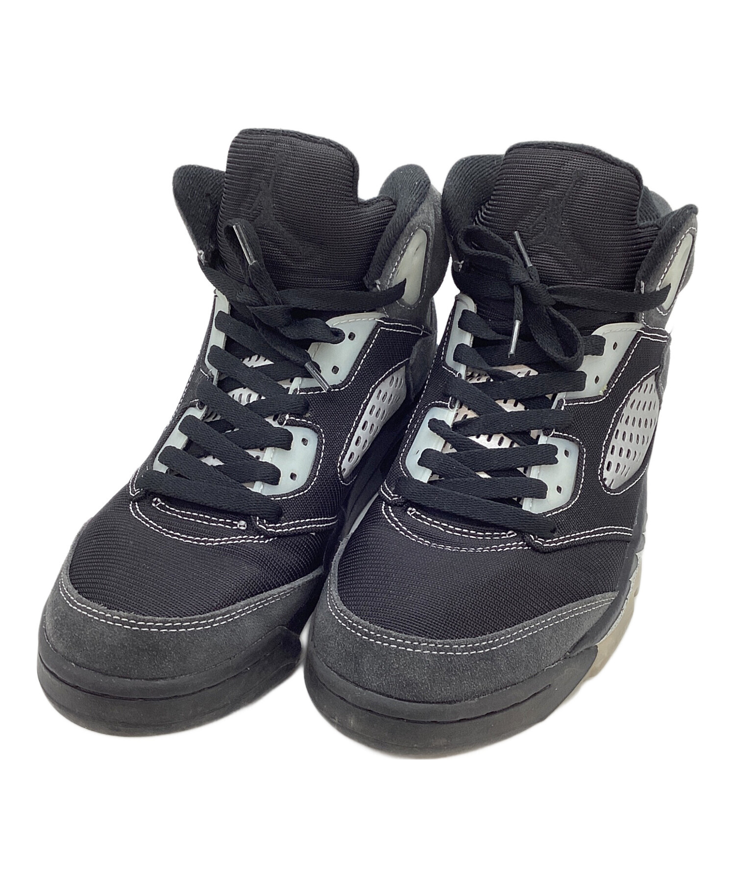 中古・古着通販】NIKE (ナイキ) AIR JORDAN5 RETRO ブラック サイズ 