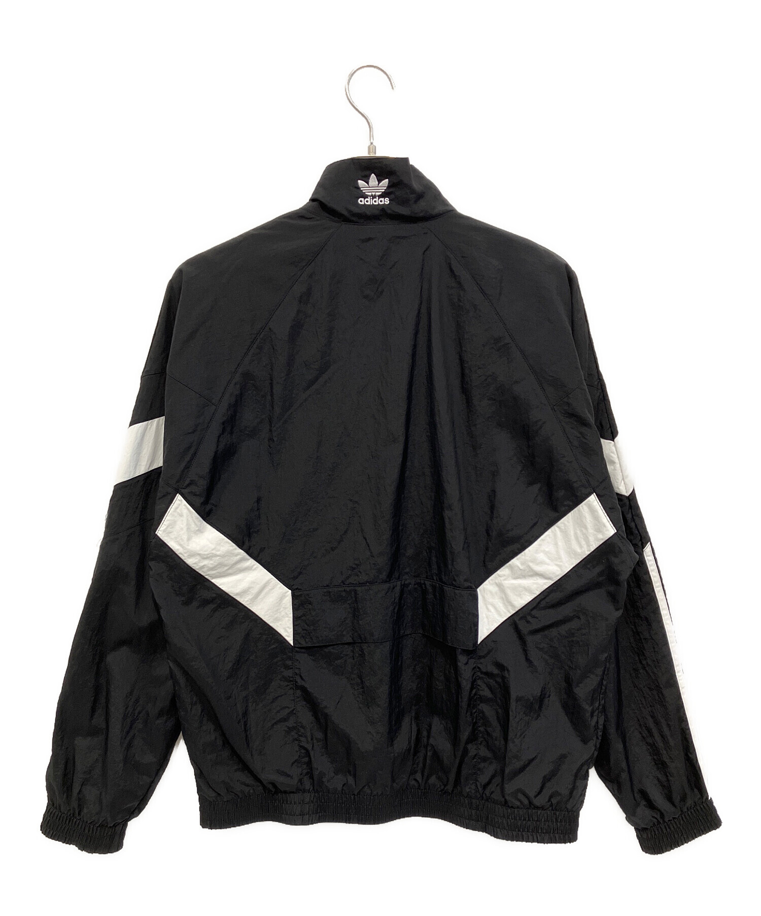 ADIDAS アディダス フライトジャケット ナイロン ブラック 黒 古着 2X 中古・古着通販】adidas (アディダス) トラックジャケット Rekive