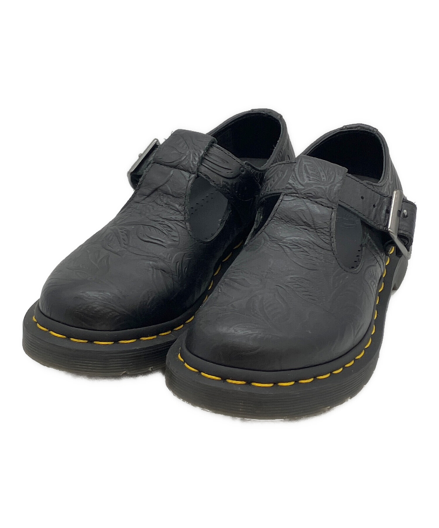 Ｄr.Martens POLLEY EMBOSS Ｔバーシューズ　UK3 中古・古着通販】Dr.Martens (ドクターマーチン) POLLEY Tバーシューズ