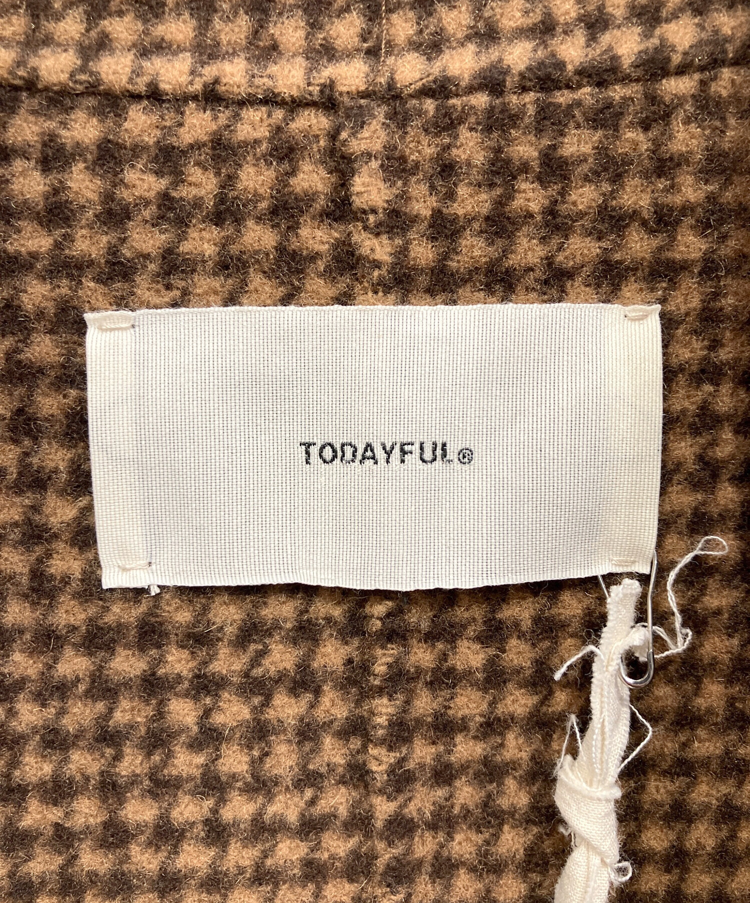 中古・古着通販】TODAYFUL (トゥデイフル) コート ブラウン サイズ:38