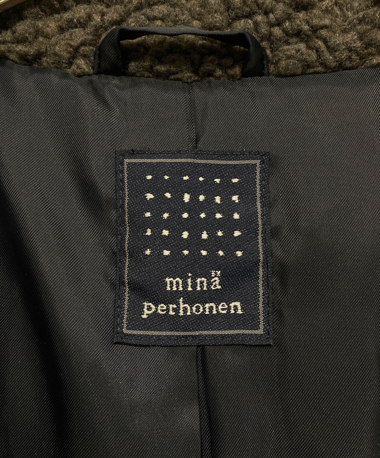 中古・古着通販】mina perhonen (ミナ ペルホネン) フーデッドダウン