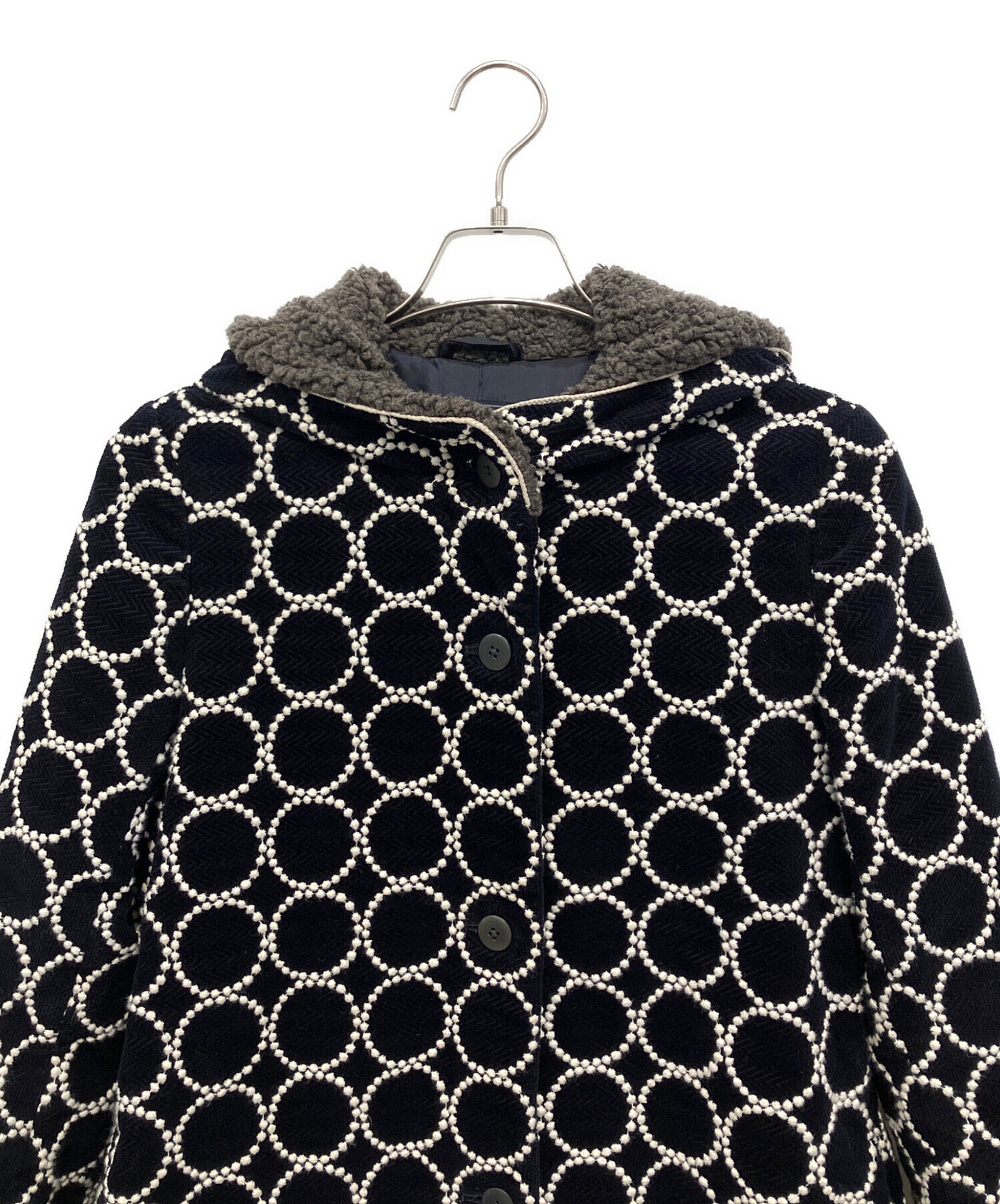 中古・古着通販】mina perhonen (ミナ ペルホネン) フーデッドダウン