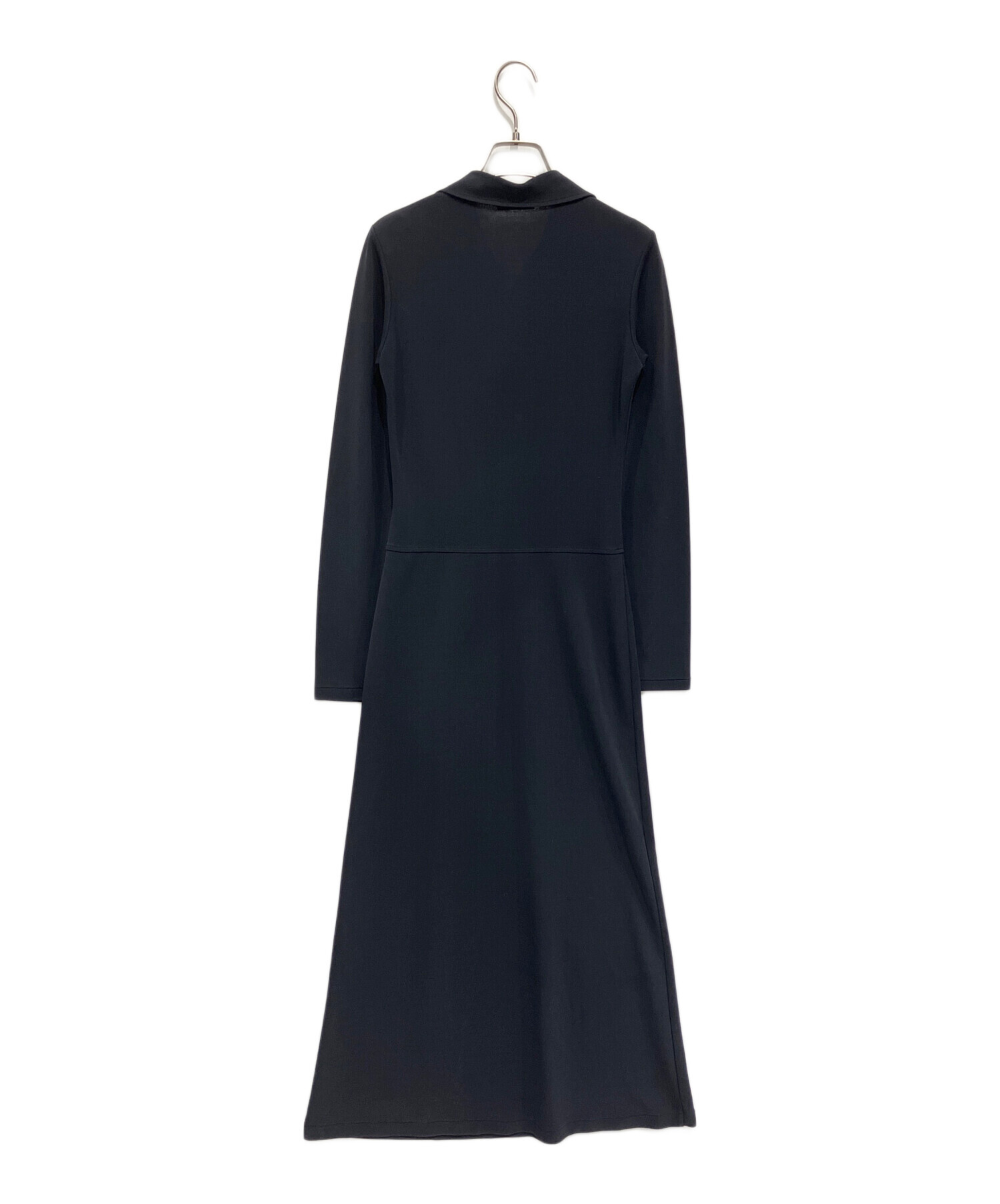 中古・古着通販】Y's (ワイズ) 長袖ワンピース ネイビー サイズ:不明