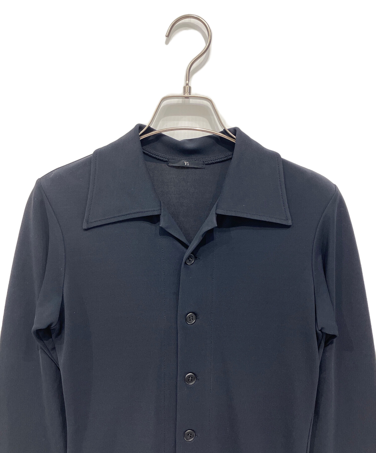 中古・古着通販】Y's (ワイズ) 長袖ワンピース ネイビー サイズ:不明