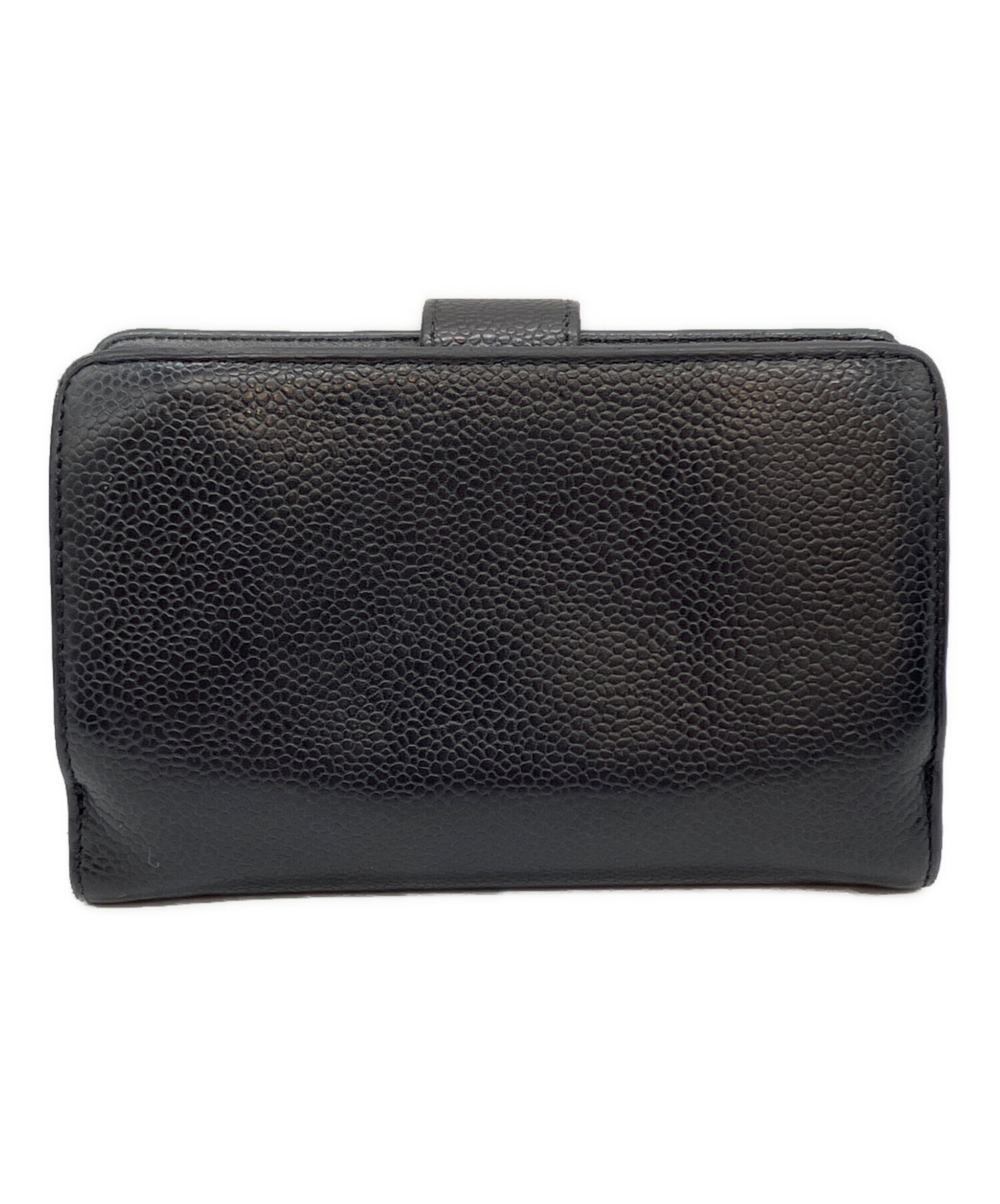 中古・古着通販】CHANEL (シャネル) 2つ折り財布 ココマーク ブラック