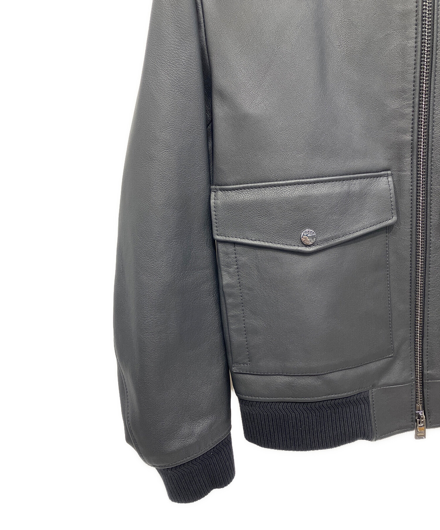 中古・古着通販】HUGO BOSS (ヒューゴ ボス) レザージャケット