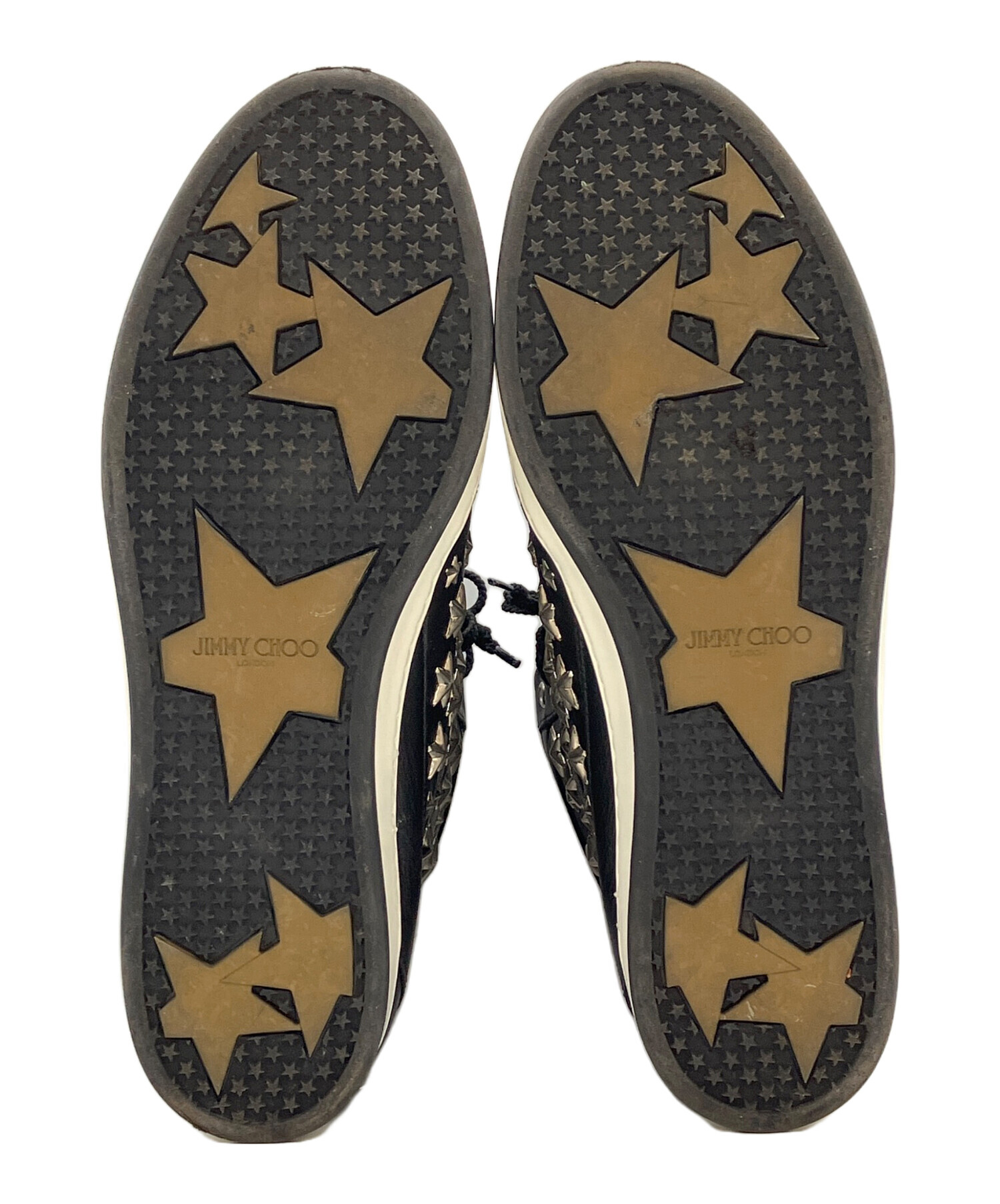 中古・古着通販】JIMMY CHOO (ジミーチュウ) スタースタッズ レザー