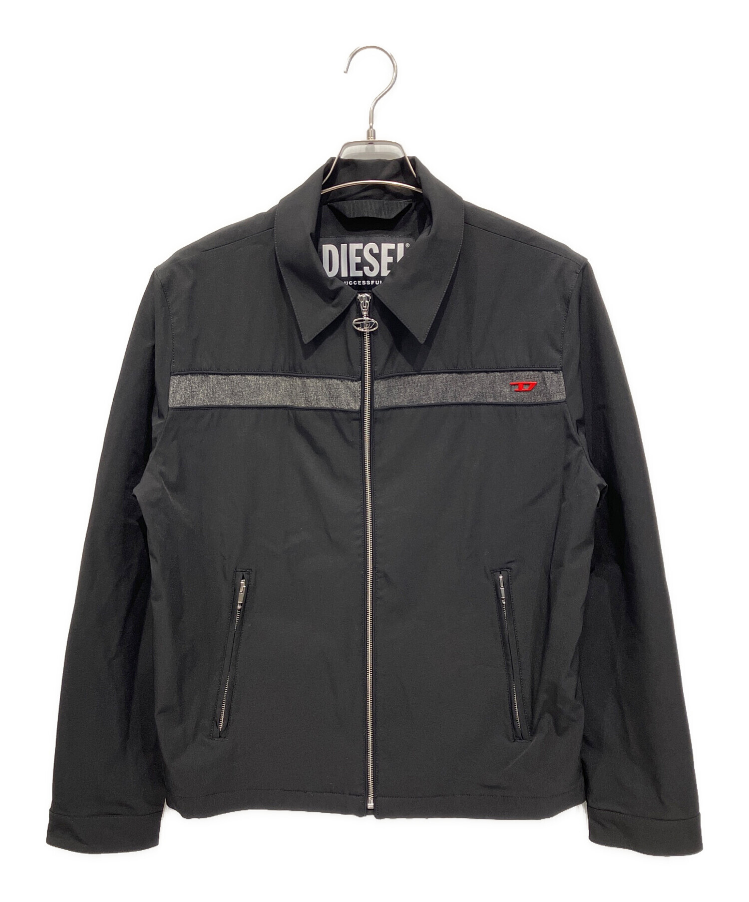 中古・古着通販】DIESEL (ディーゼル) ジップジャケット ブラック
