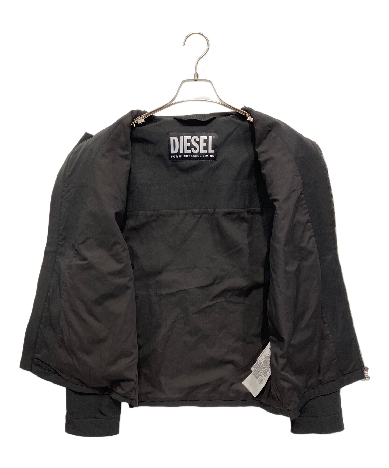 中古・古着通販】DIESEL (ディーゼル) ジップジャケット ブラック