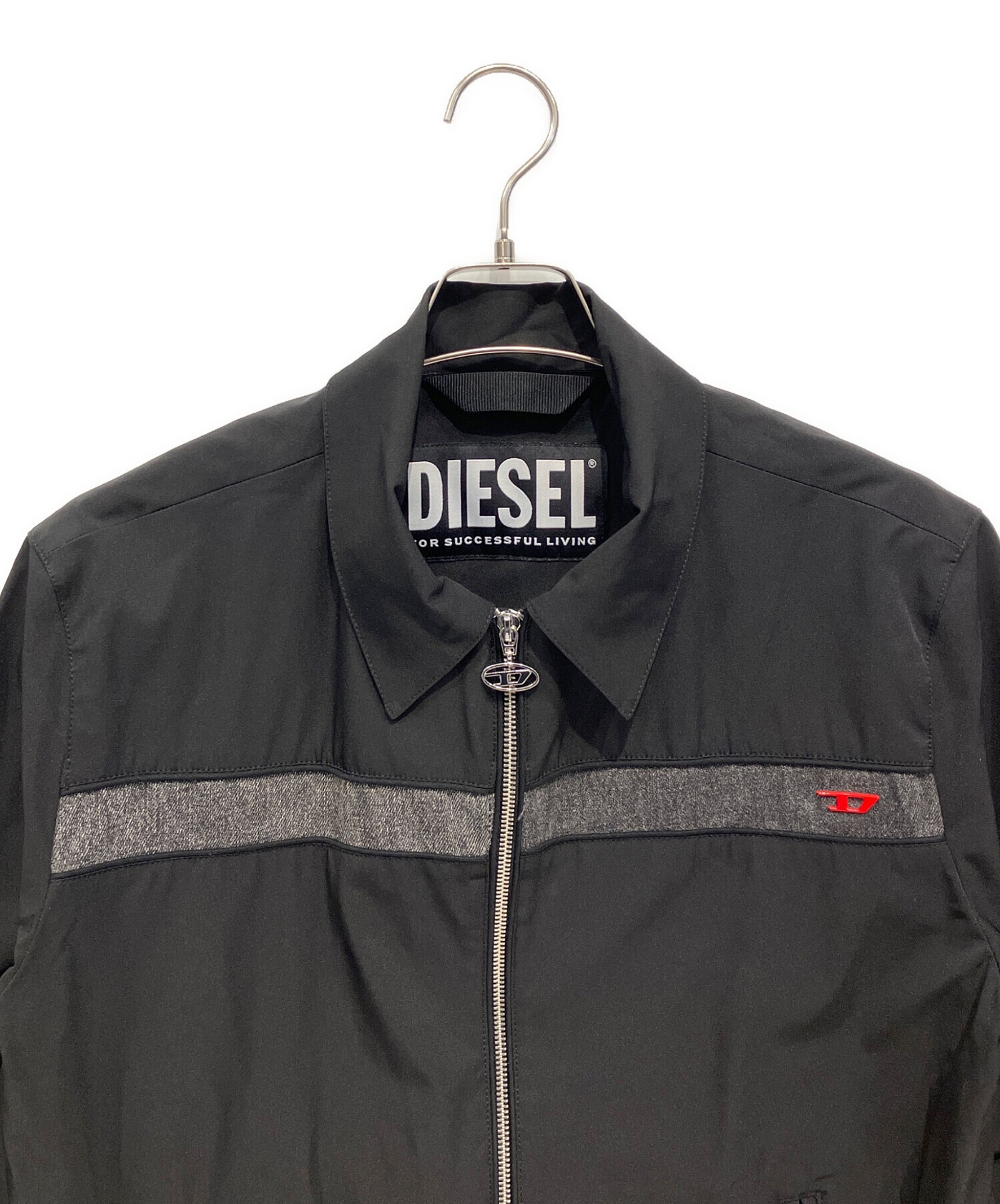 中古・古着通販】DIESEL (ディーゼル) ジップジャケット ブラック