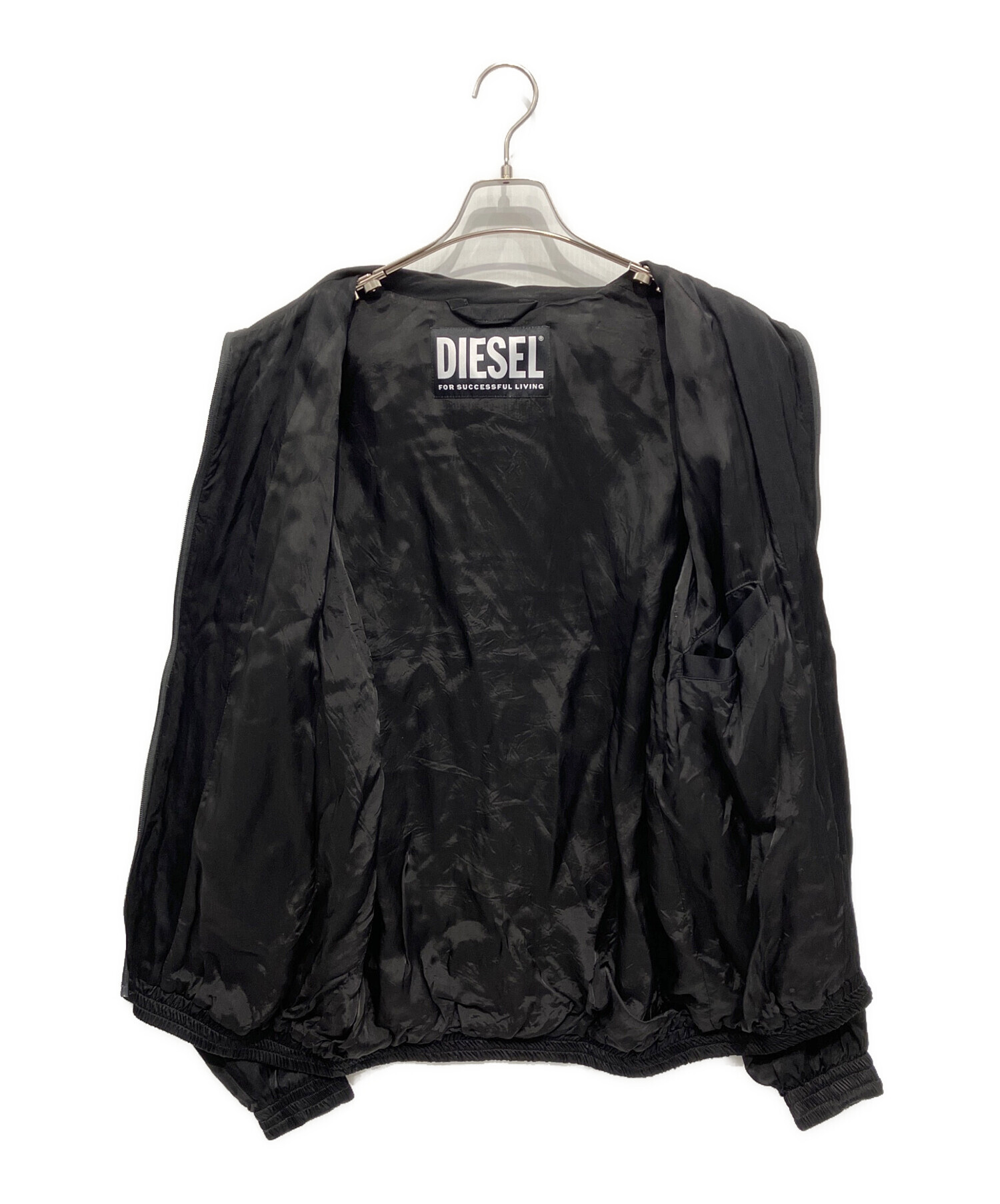 中古・古着通販】DIESEL (ディーゼル) ジップジャケット ブラック