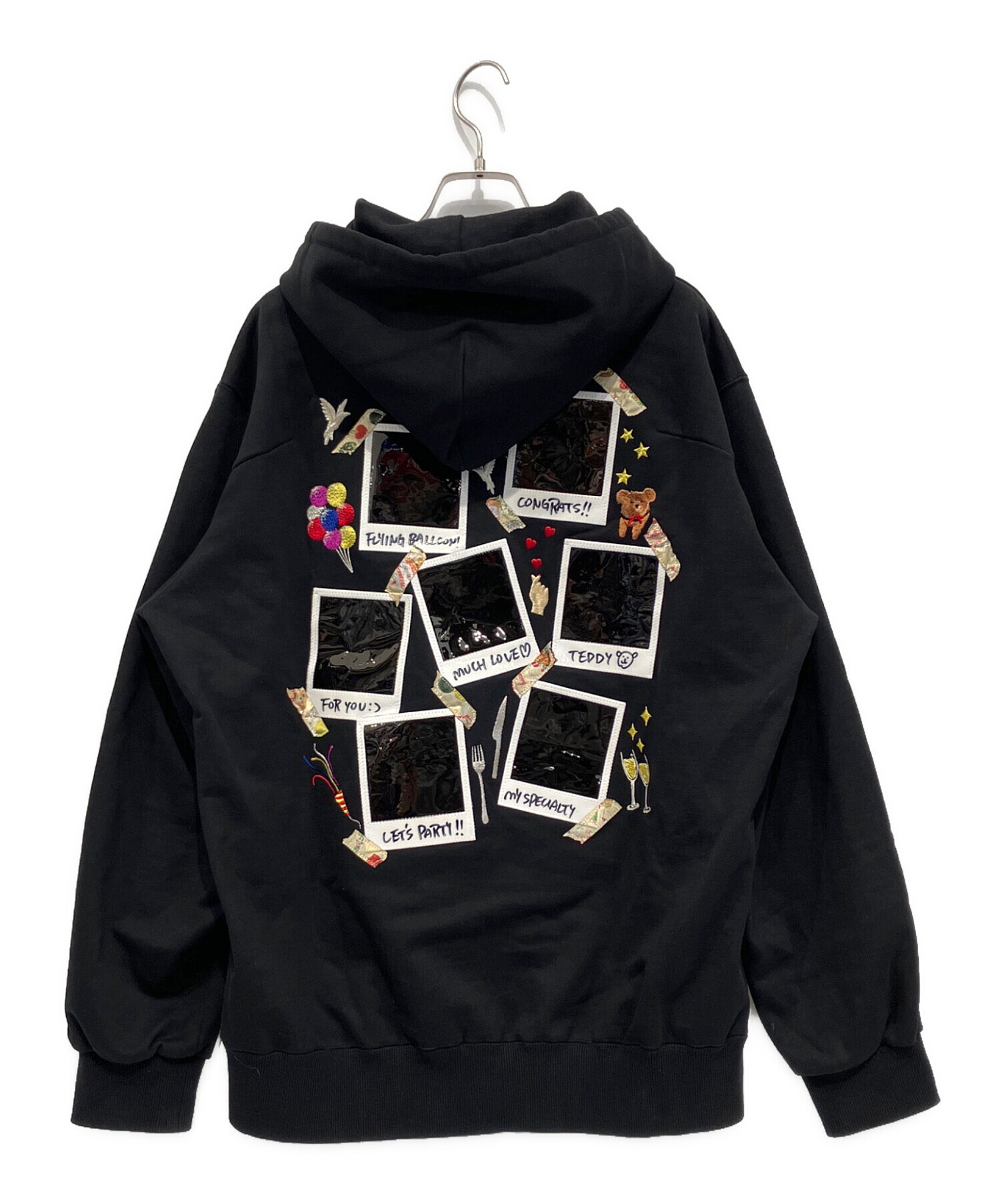 中古・古着通販】doublet (ダブレット) MEMORIAL POLAROID HOODIE