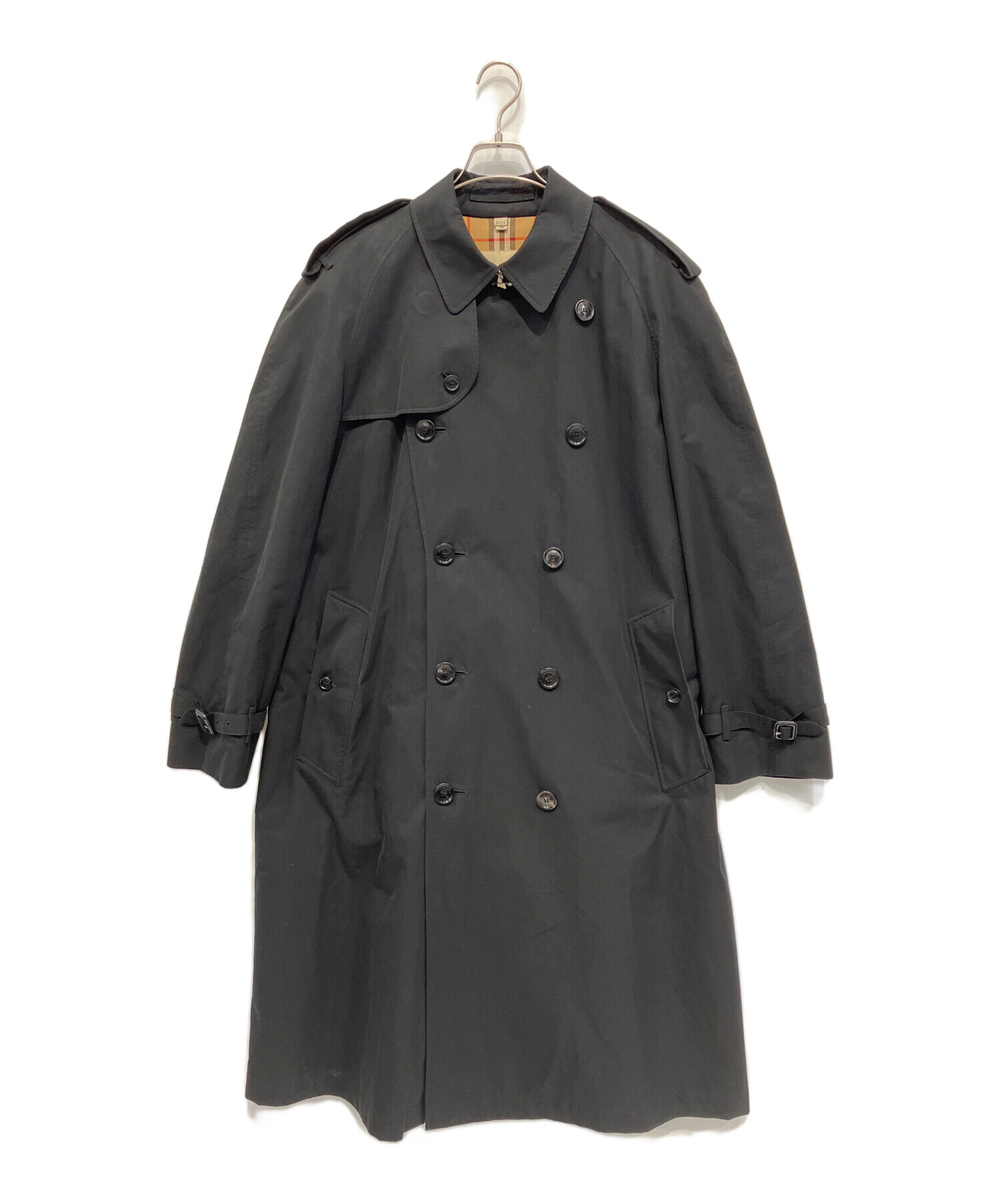 中古・古着通販】BURBERRY (バーバリー) トレンチコート ブラック