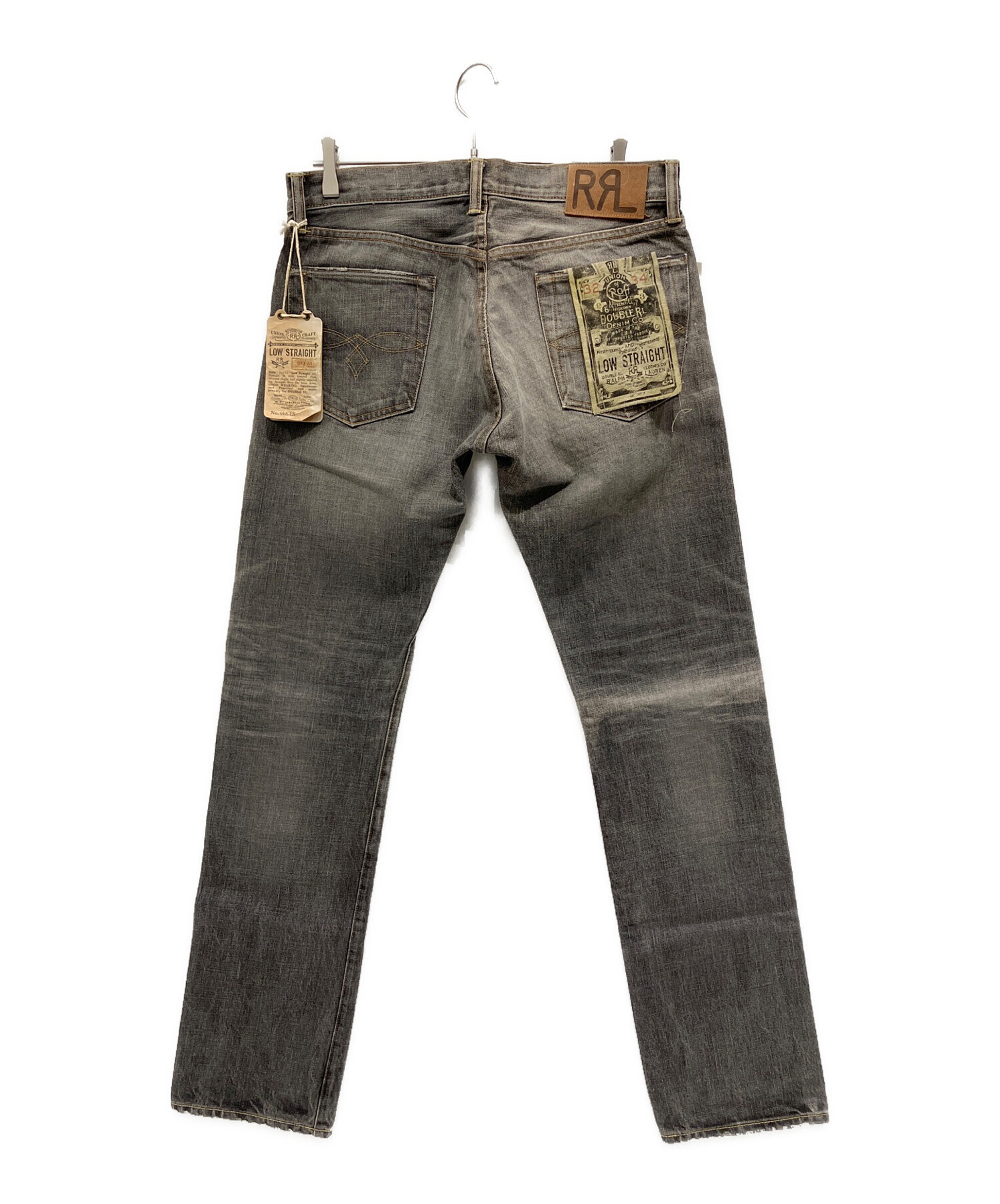 中古・古着通販】RRL (ダブルアールエル) デニムパンツ グレー サイズ 