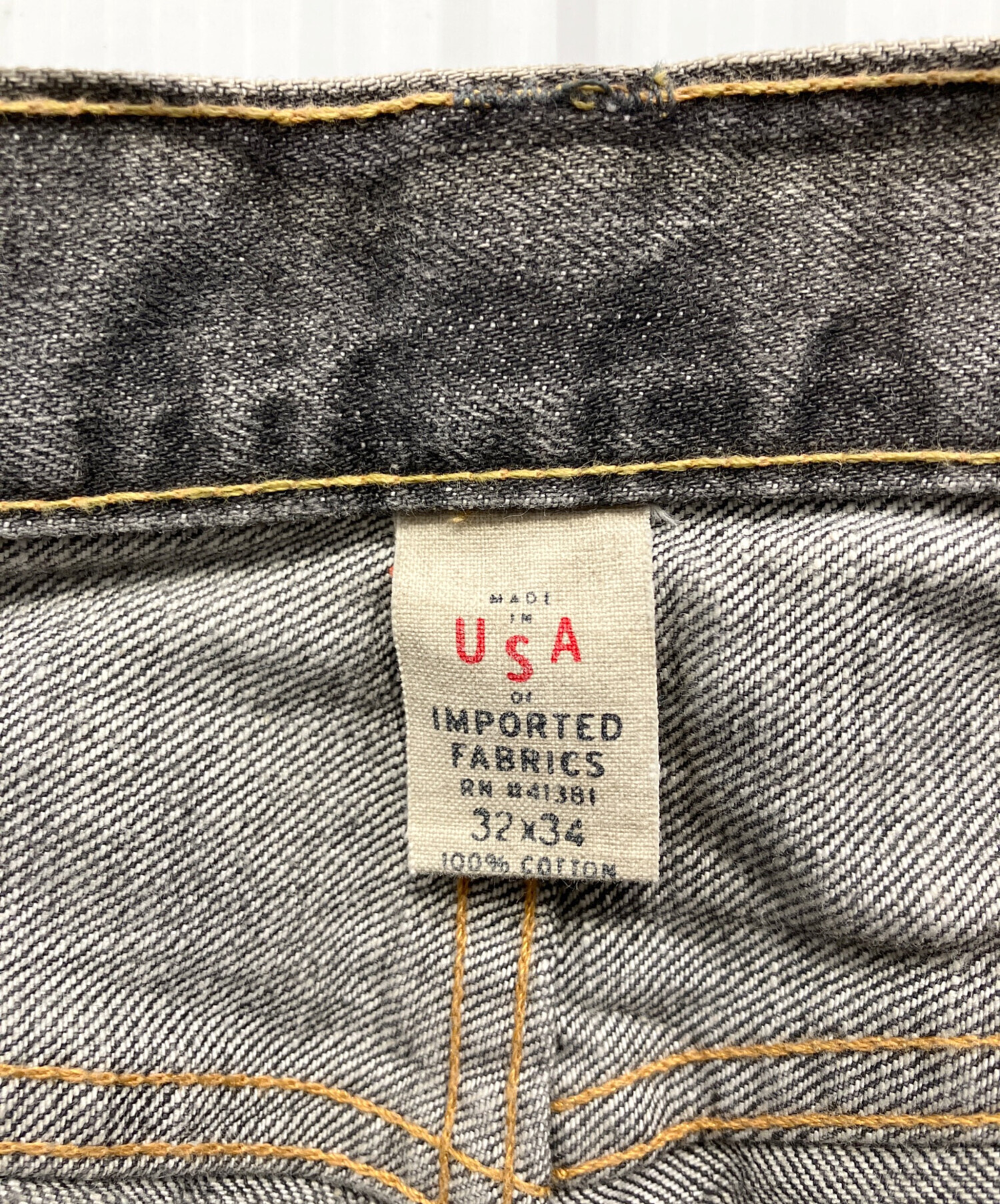 中古・古着通販】RRL (ダブルアールエル) デニムパンツ グレー サイズ 