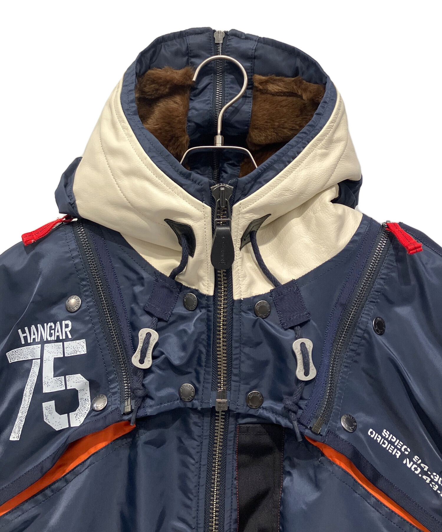 中古・古着通販】AVIREX (アヴィレックス) MA-1ジャケット ネイビー