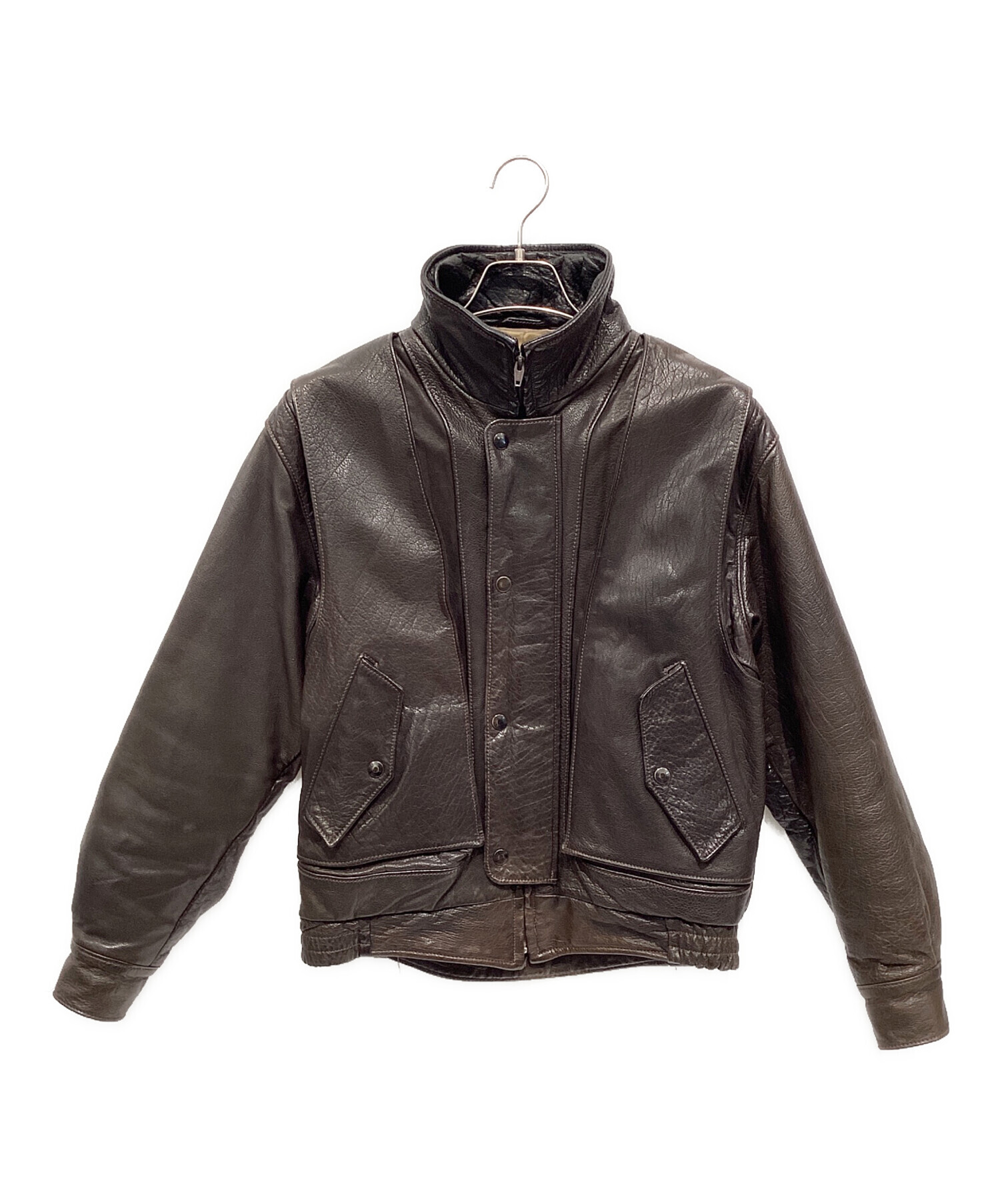 中古・古着通販】Golden Bear (ゴールデンベア) レザージャケット
