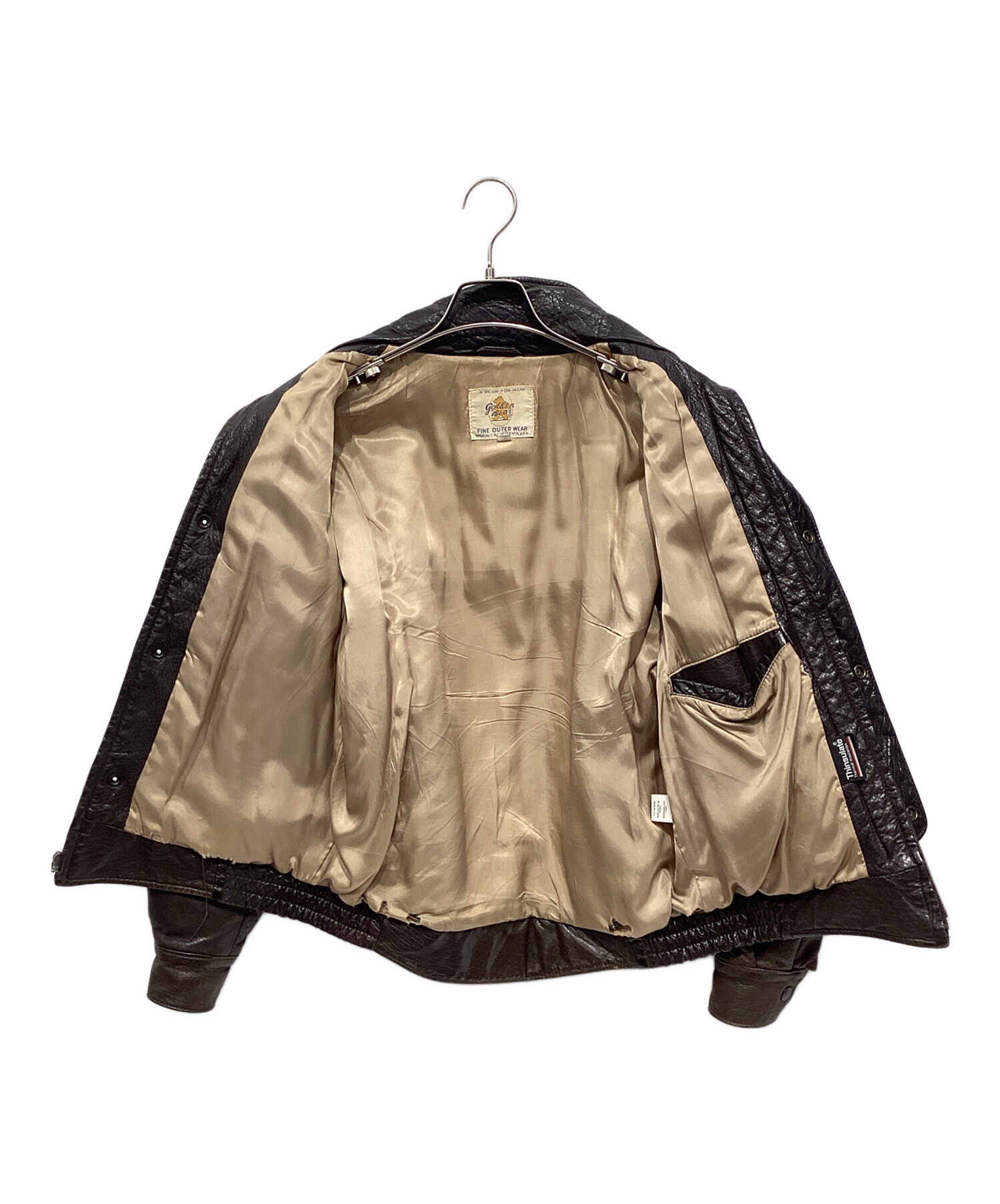 中古・古着通販】Golden Bear (ゴールデンベア) レザージャケット