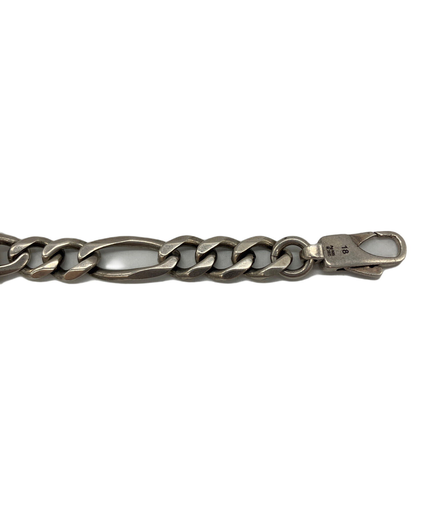 中古・古着通販】GUCCI (グッチ) CG Bee Engraved Bracelet シルバー