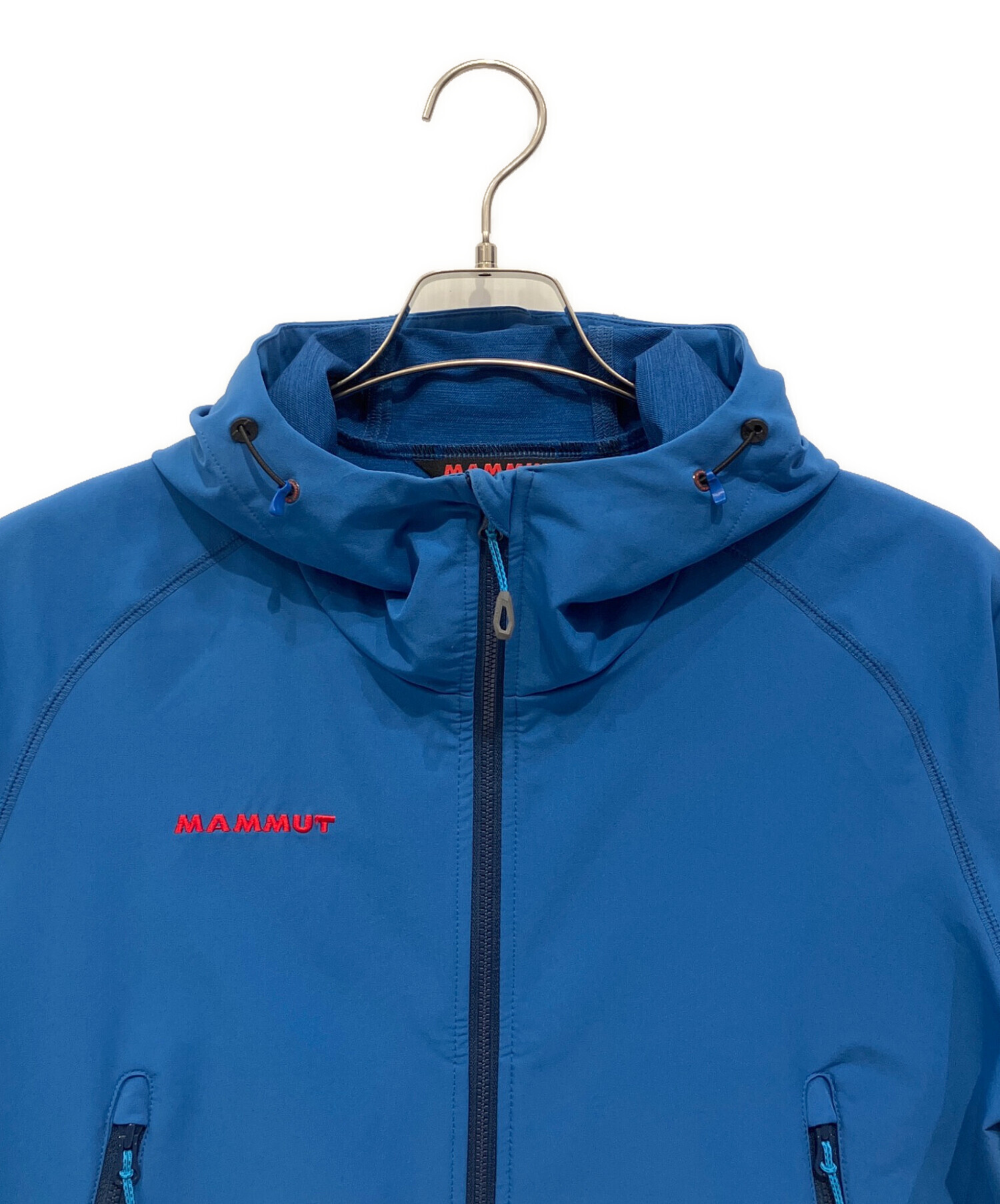 中古・古着通販】MAMMUT (マムート) マウンテンパーカー ブルー サイズ 中古・古着通販】MAMMUT (マムート) マウンテンパーカー ブルー サイズ