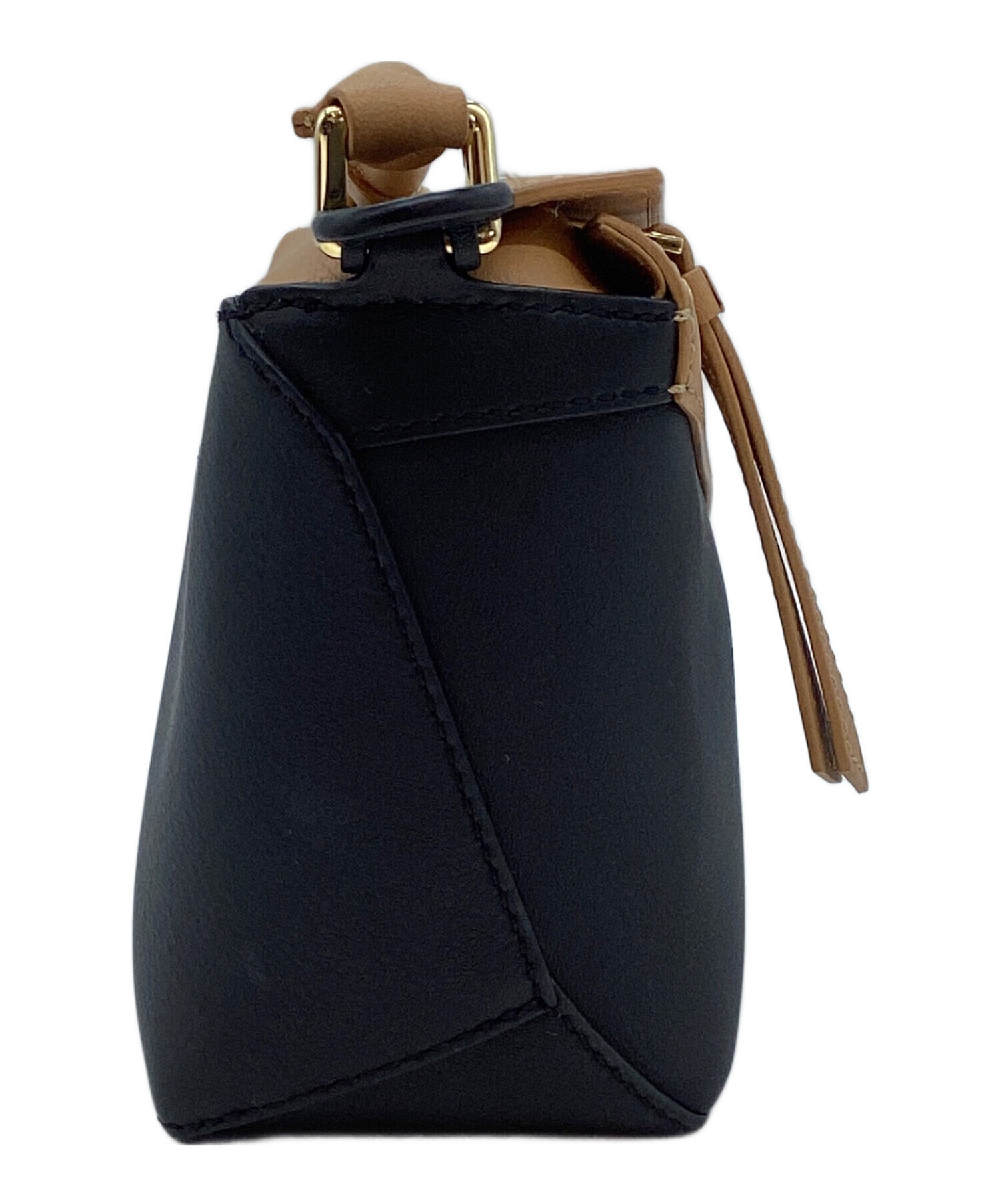 中古・古着通販】LOEWE (ロエベ) パズルエッジバッグスモール ブラウン 