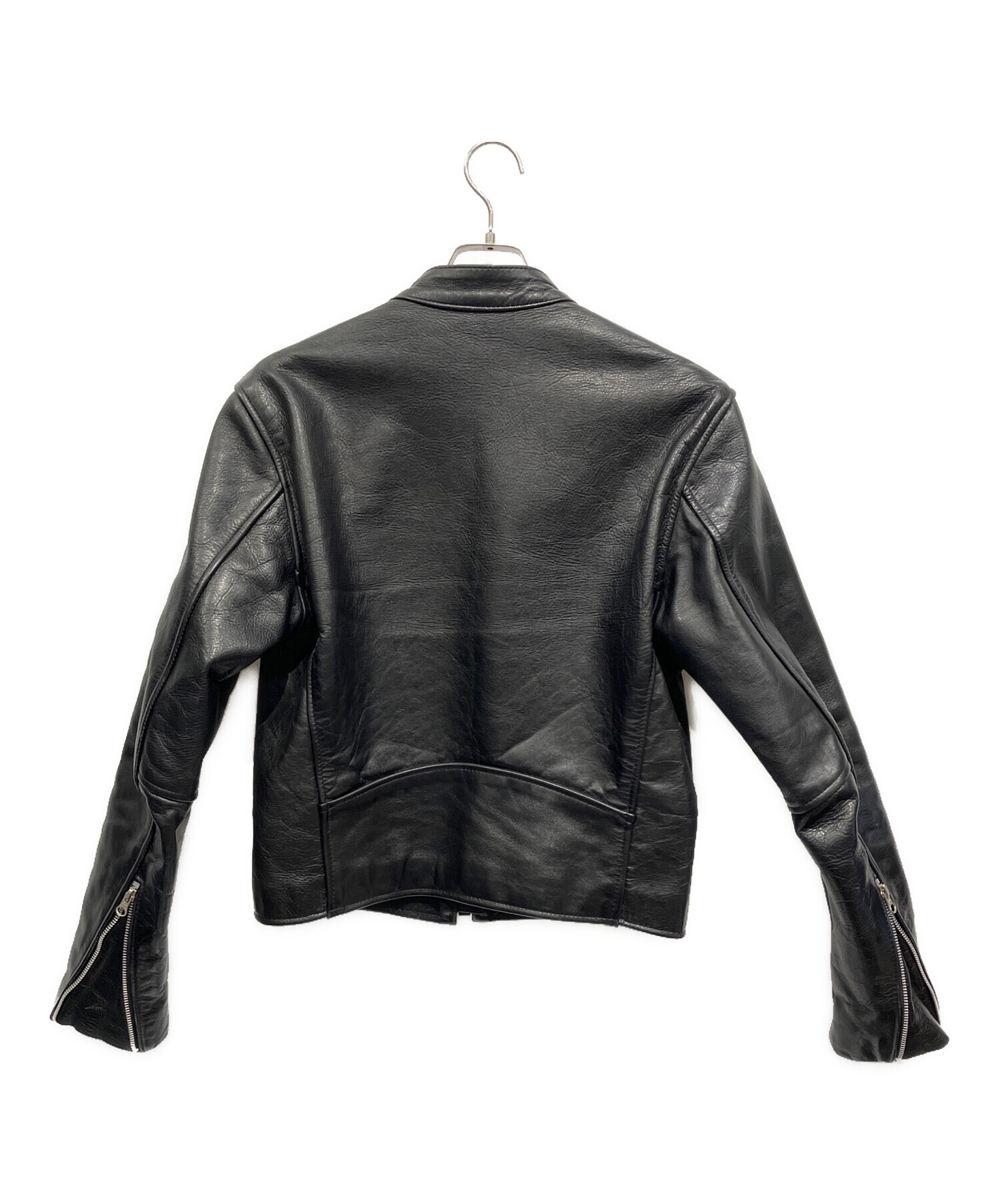 バンソン　シングルライダースジャケット　38 古着 中古・古着通販】VANSON (バンソン) シングルライダースジャケット