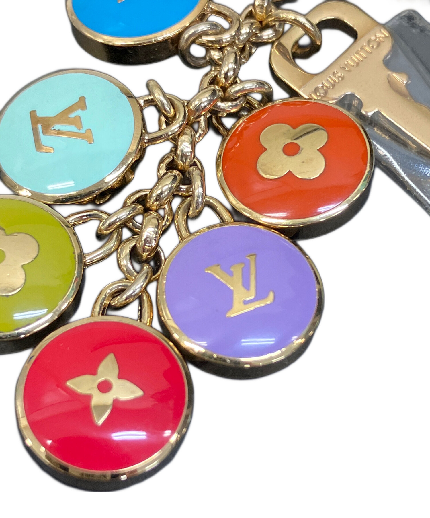 Louis Vuitton マルチカラー チャーム付きチェーン 中古・古着通販】LOUIS VUITTON (ルイ ヴィトン) チャーム マルチ