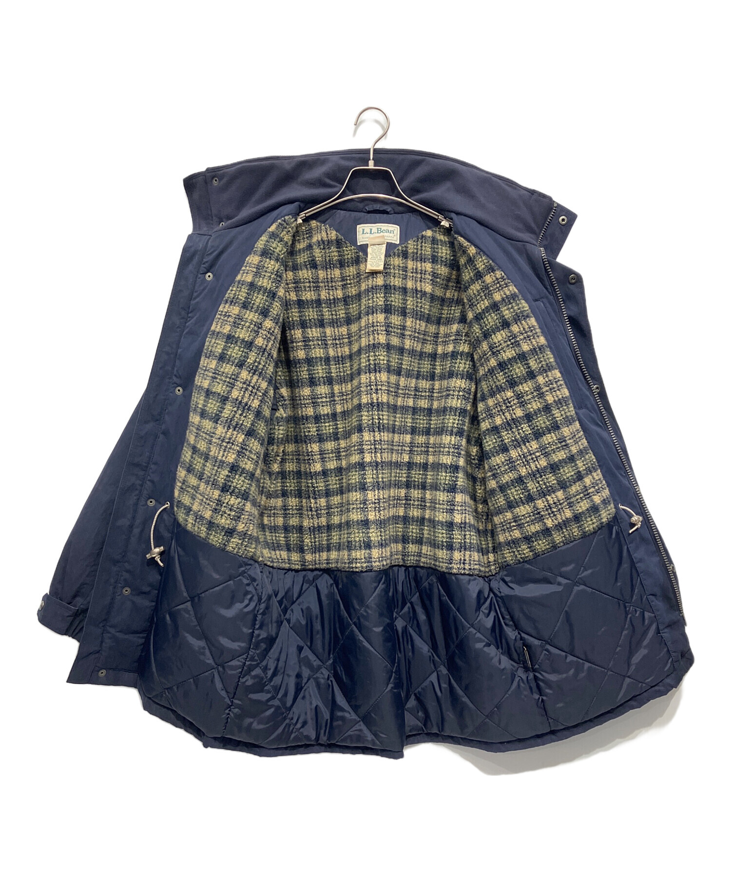 L.L.Beanエルエルビーン ピーコート ネイビー 中綿入りクリーニング済み. 中古・古着通販】L.L.Bean (エルエルビーン) 中綿コート ネイビー