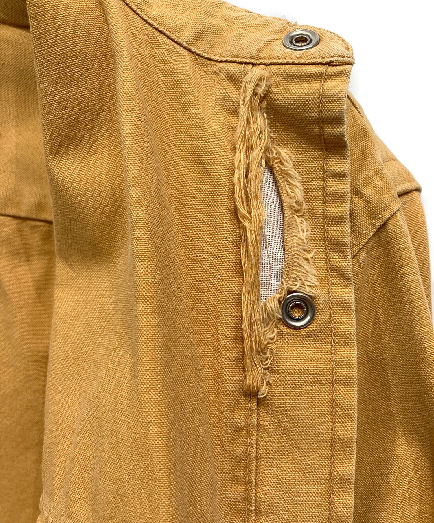 激レア 90s vintage L.L. Bean カバーオール 襟レザー 中古・古着通販】L.L.Bean (エルエルビーン) カバーオール オレンジ