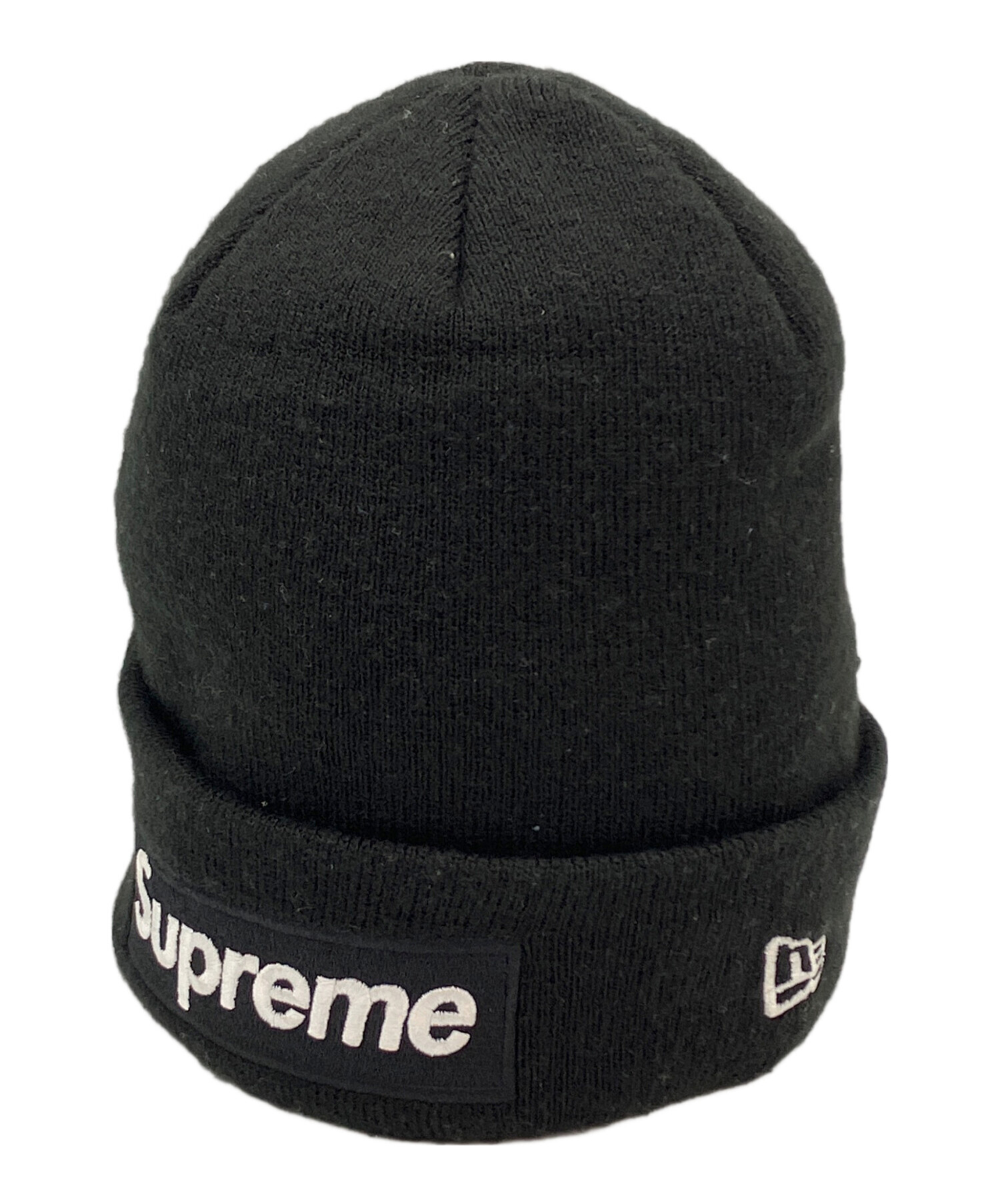 Supreme New Era ブラックニット帽 中古・古着通販】SUPREME (シュプリーム) New Era (ニューエラ) ニット