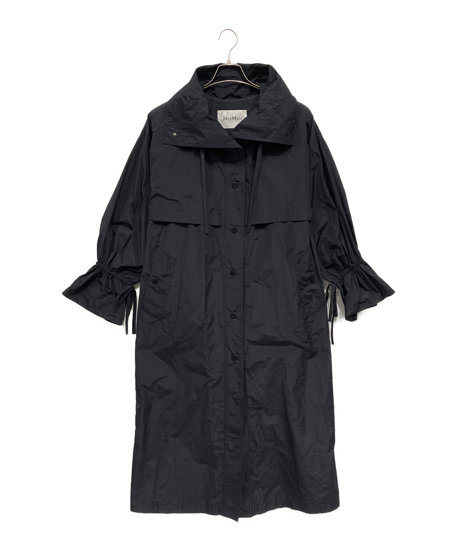 マックスマーラ トレンチコート　38サイズ 中古・古着通販】MaxMara (マックスマーラ) トレンチコート ネイビー