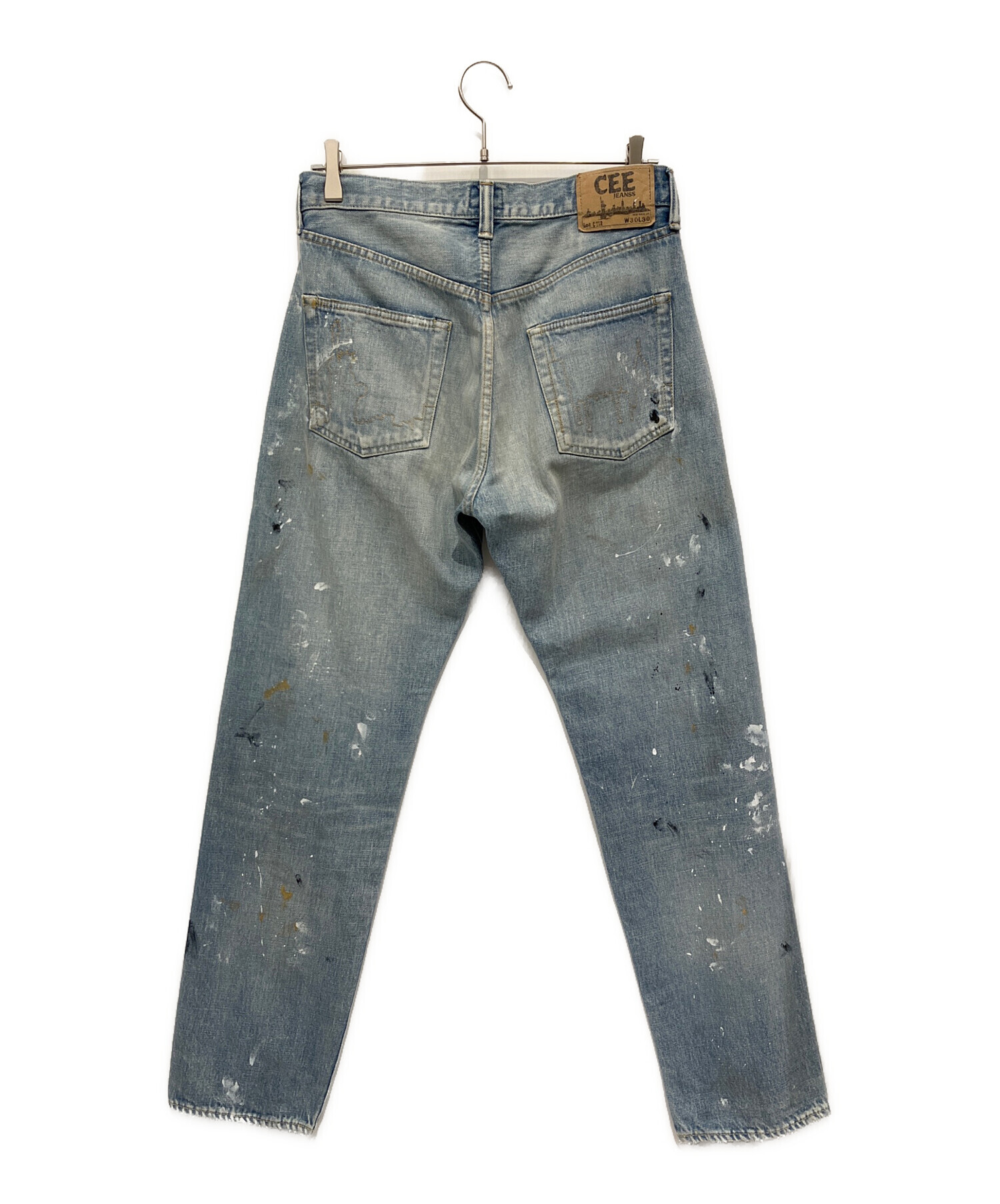 中古・古着通販】cee jeanss (シィ―ジーンズ) ダメージ加工デニム