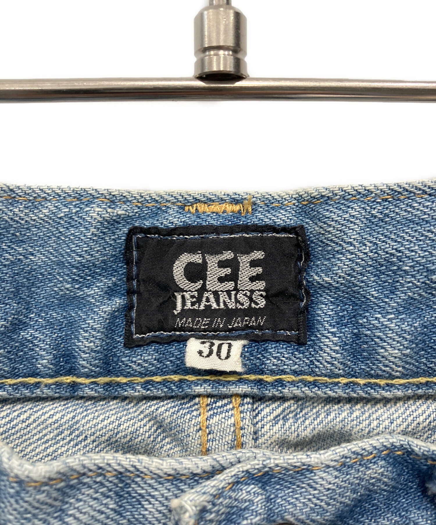 中古・古着通販】cee jeanss (シィ―ジーンズ) ダメージ加工デニム