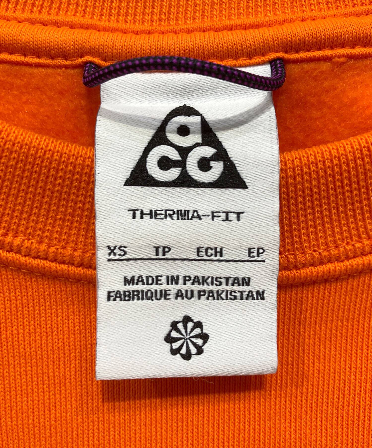 中古・古着通販】NIKE ACG (ナイキエーシージー) スウェット オレンジ